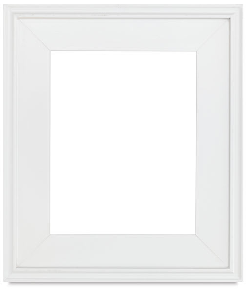 Simplon Econo Wood Frame - Front view of empty White Frame 