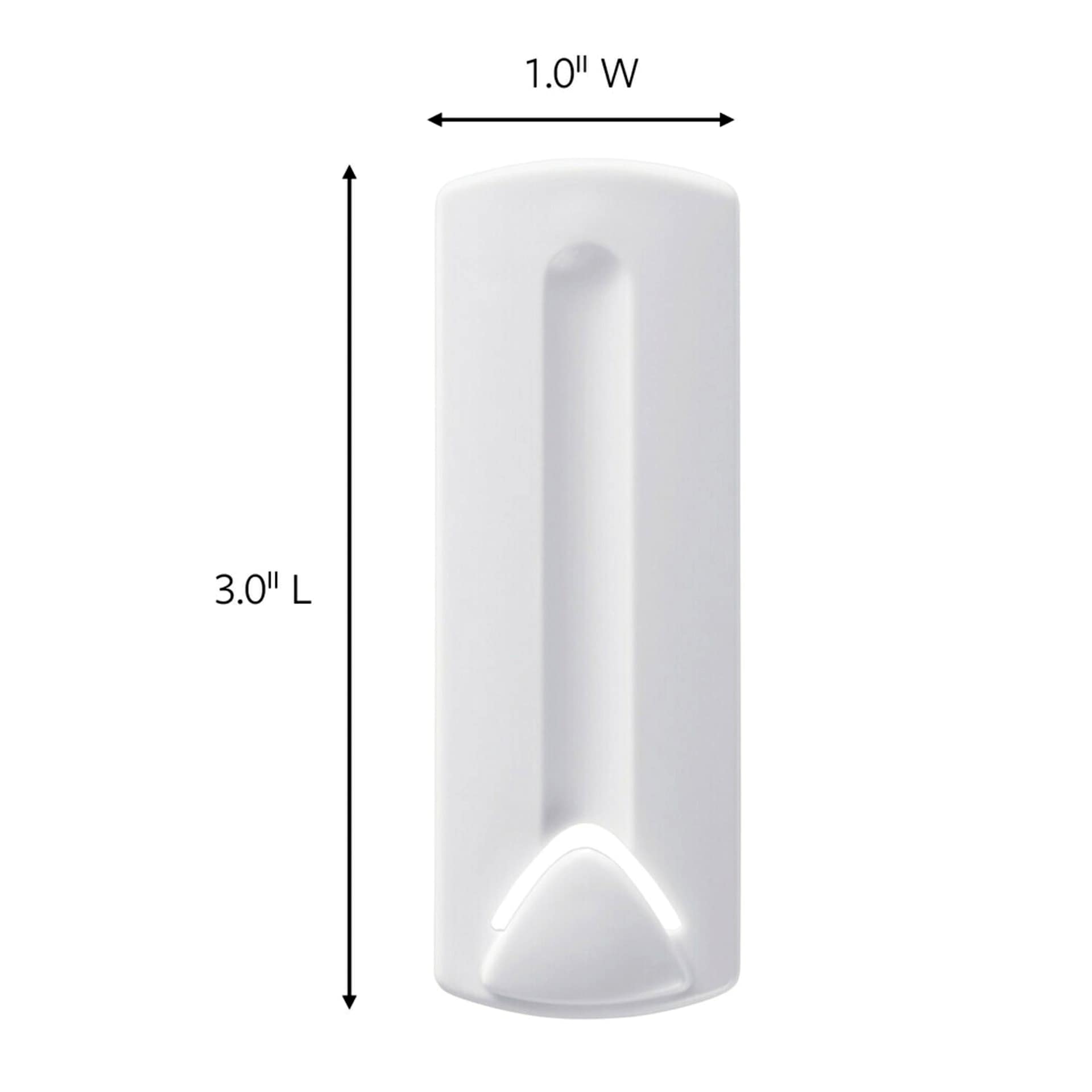1.0" Wide, 3.0" Long