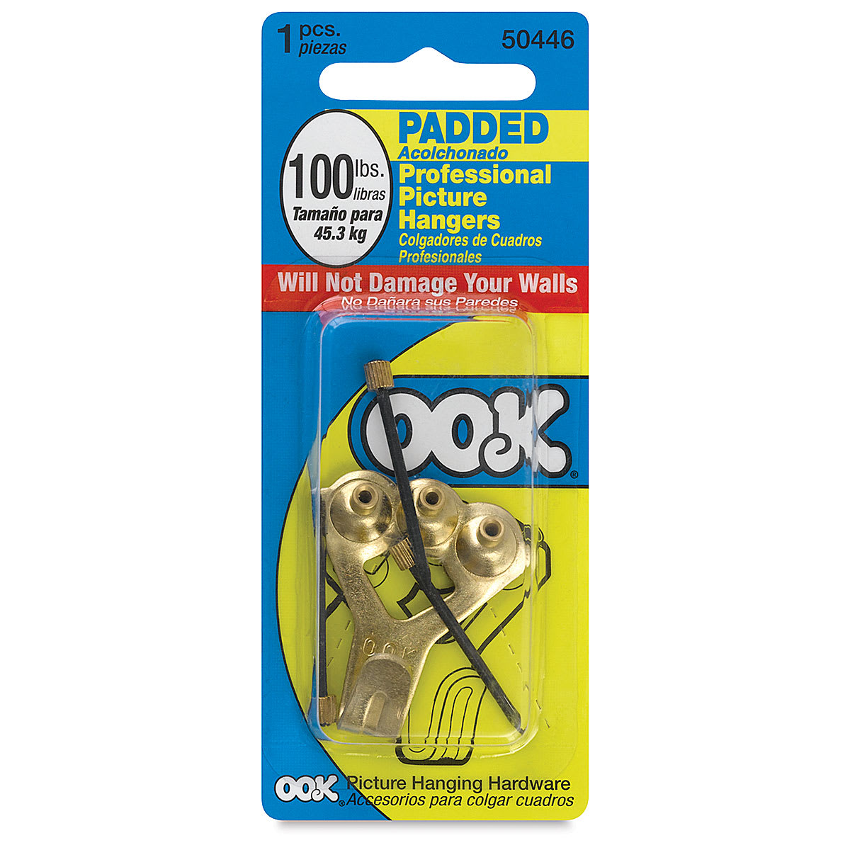 OOK Padded Hanger - 100 lb Capacity, Pkg of 1
