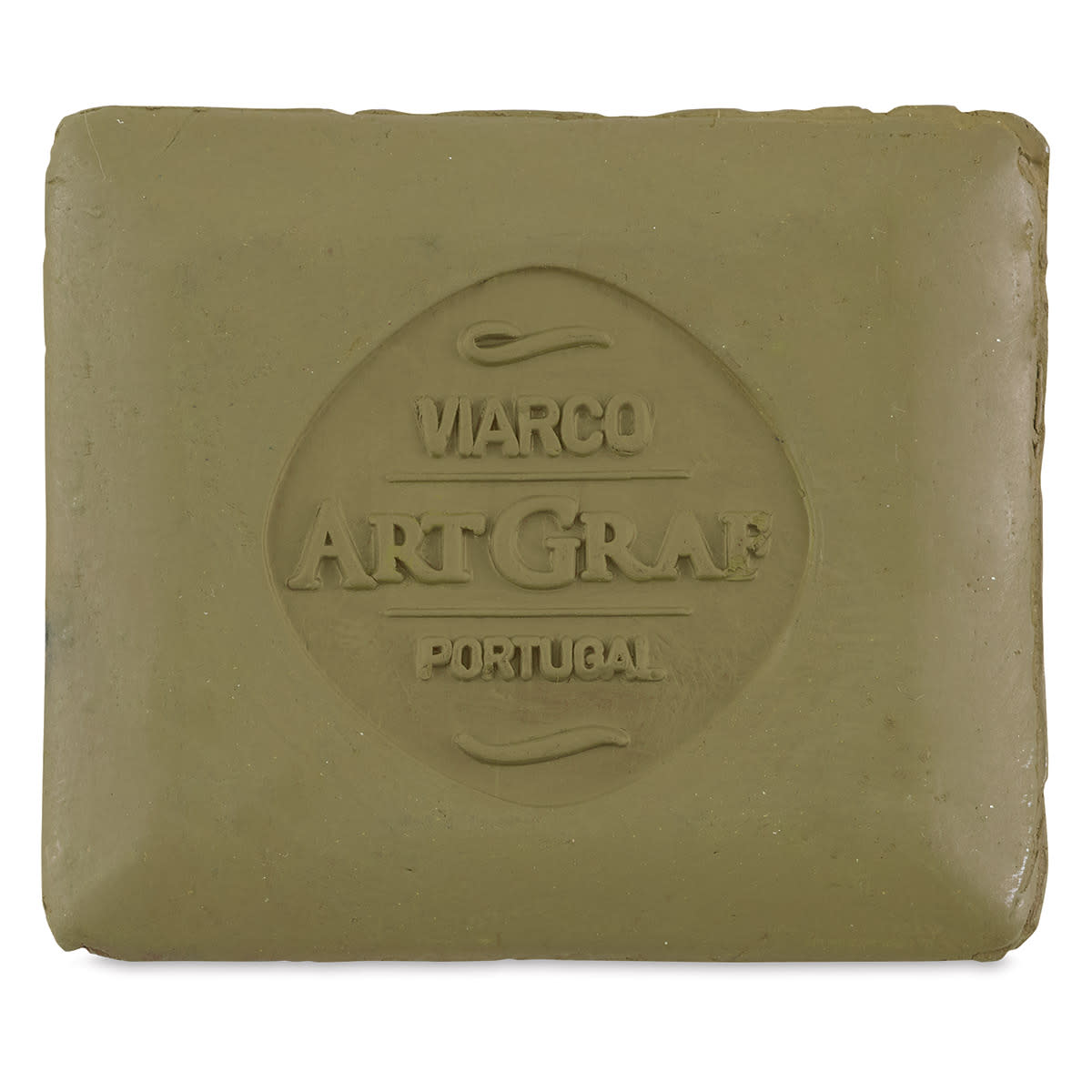 ArtGraf Viarco Pigmented Tailor Chalk - Front view of Ochre chalk