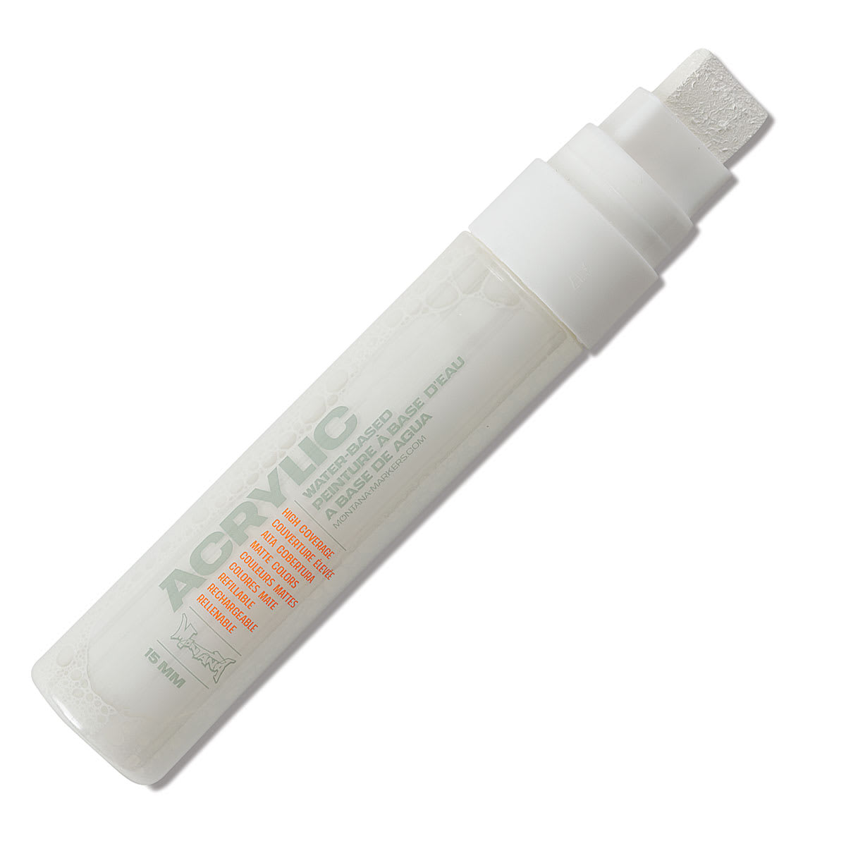 Montana Acrylic Marker - 15 mm Tip, Shock White