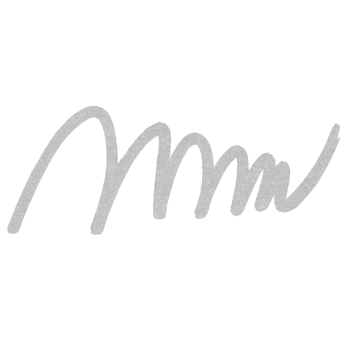 Montana Acrylic Marker - 2 mm Tip, Outline Silver (Metallic) swatch
