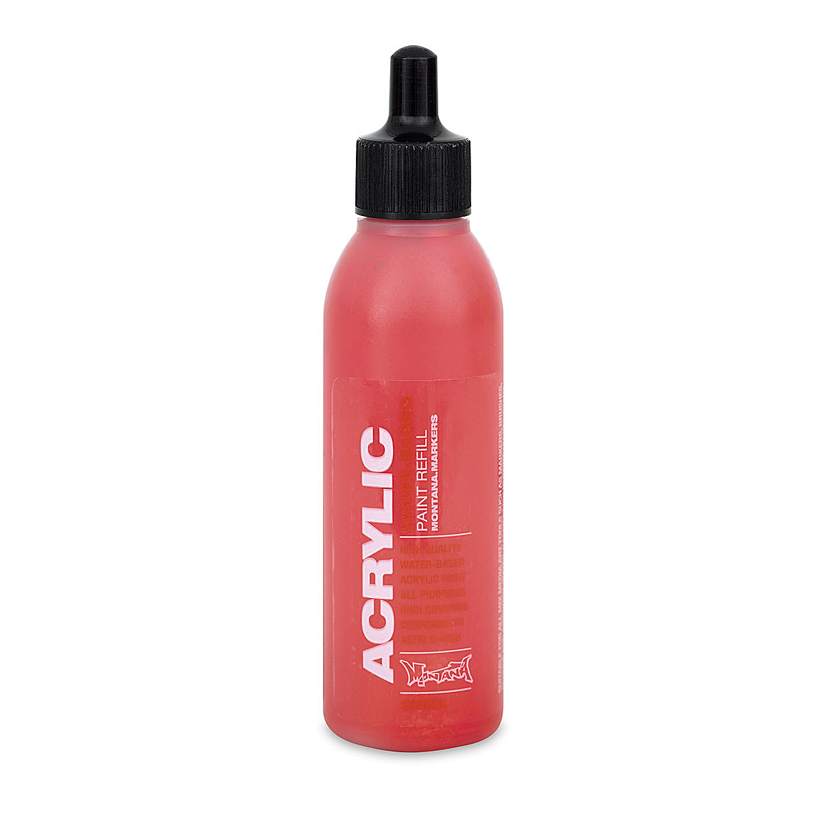 Montana Acrylic Marker Refill - 25 ml , Shock Red, Refill
