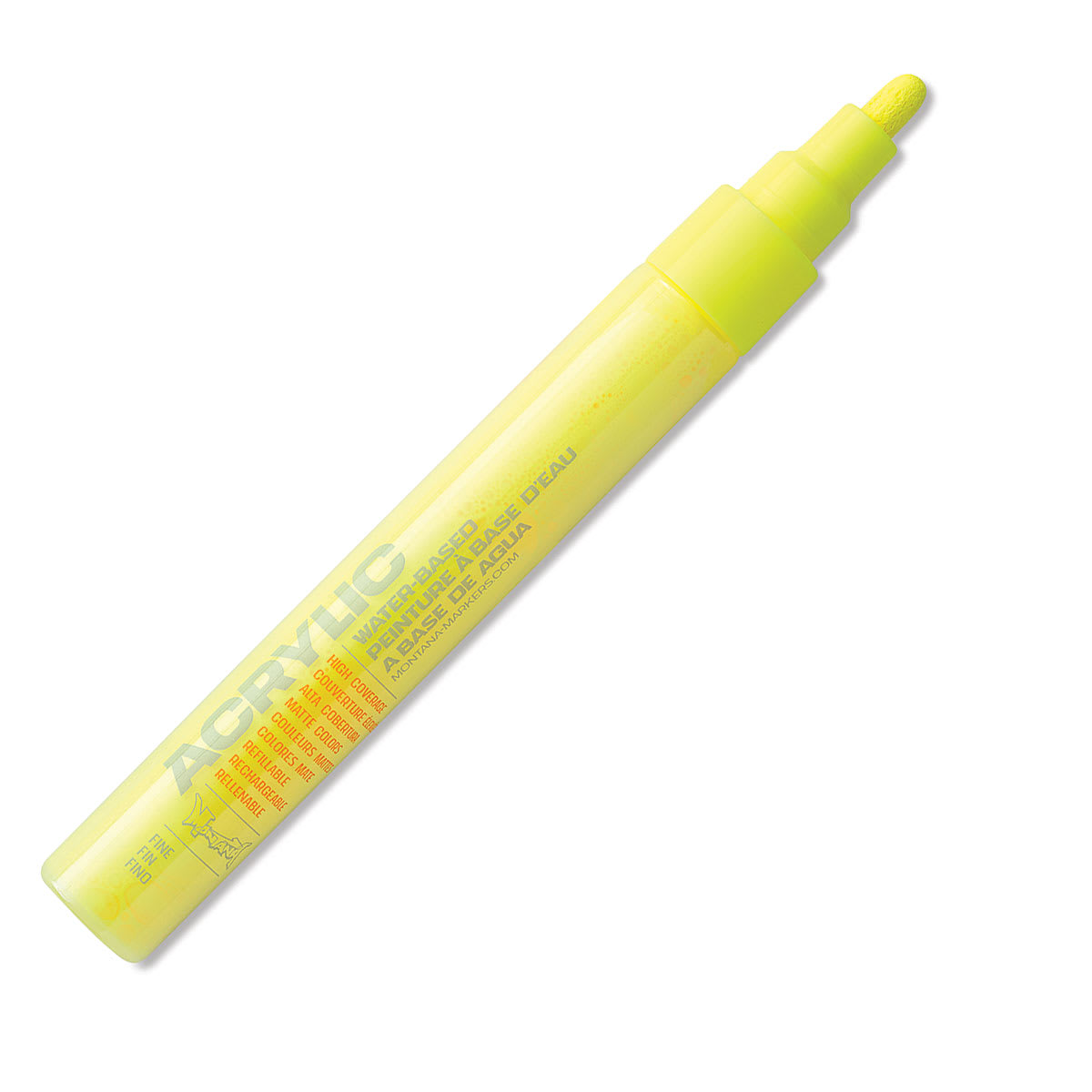 Montana Acrylic Marker - 2 mm Tip, Flash Yellow