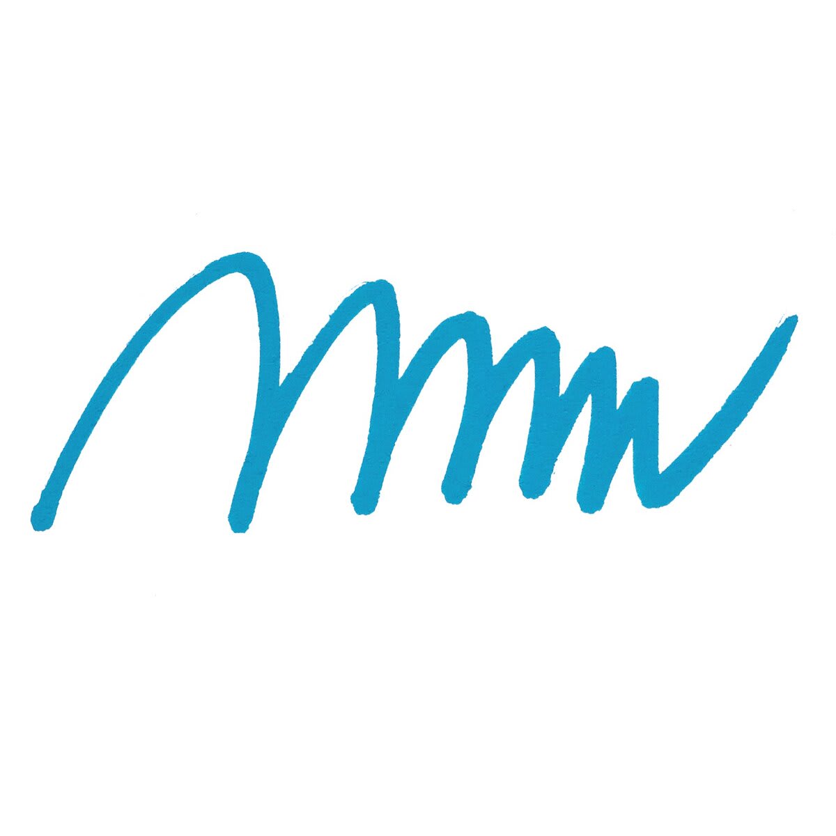 Montana Acrylic Marker - 2 mm, 100% Cyan swatch