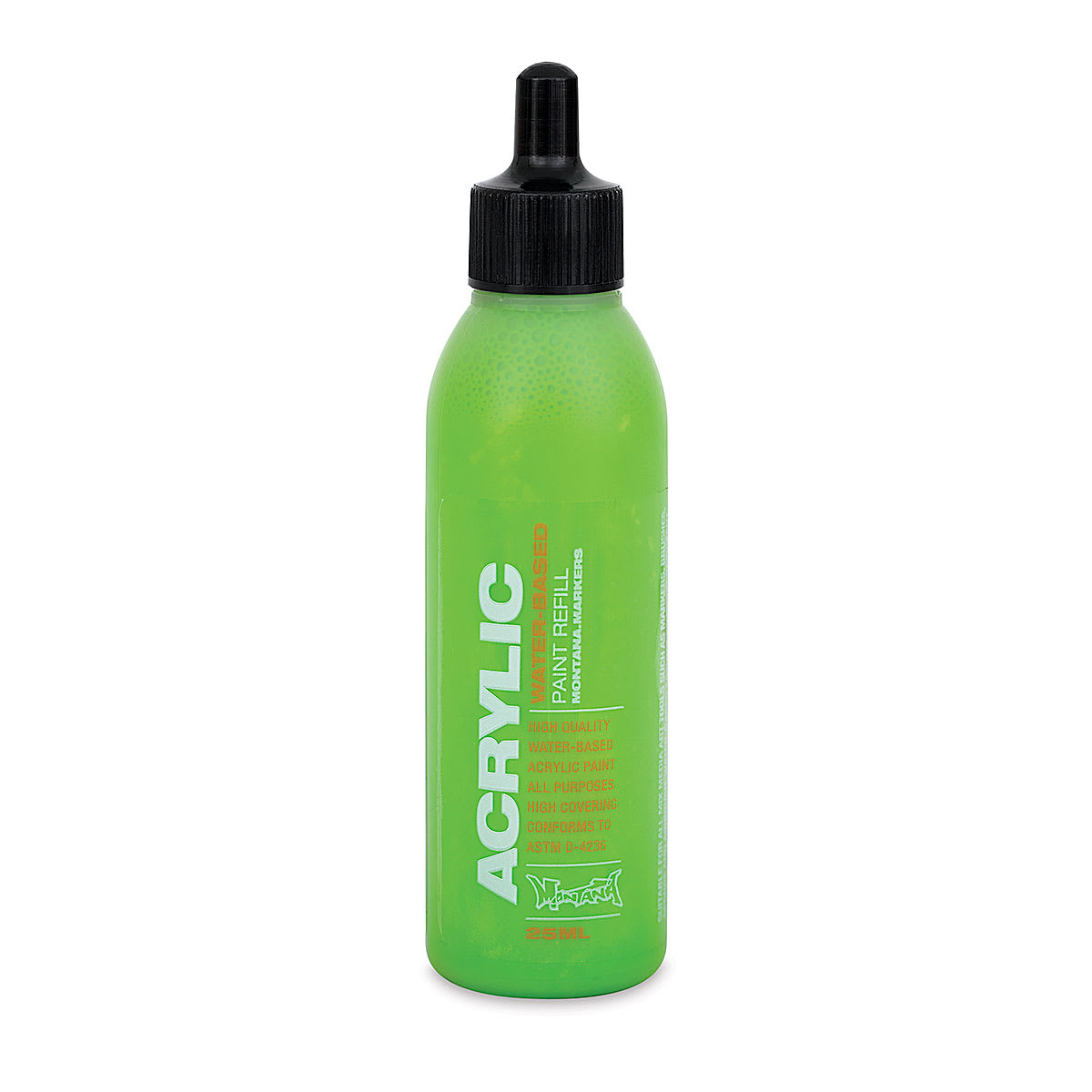 Montana Acrylic Marker Refill - 25 ml , Shock Green Light, Refill