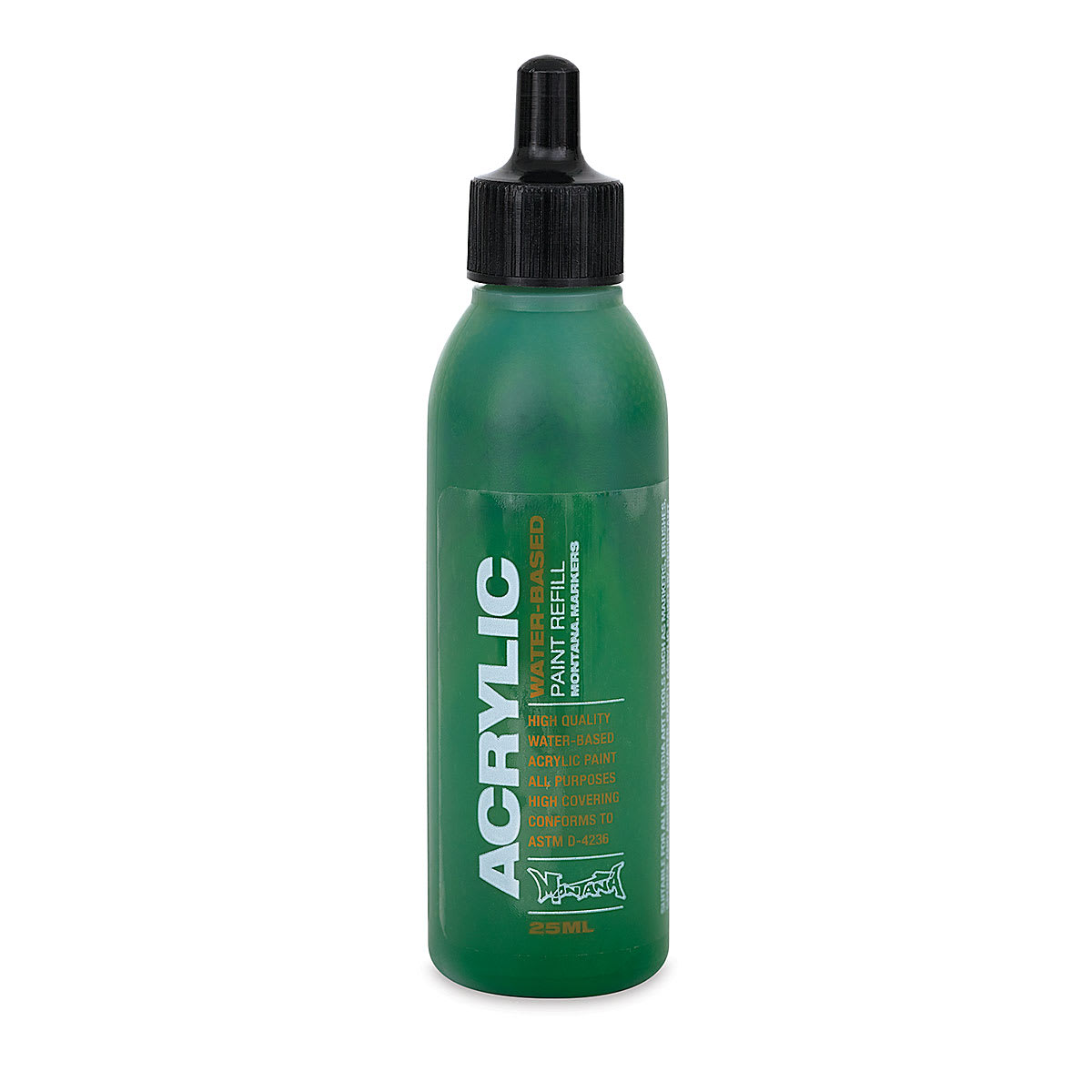 Montana Acrylic Marker Refill - 25 ml , Shock Green Dark, Refill