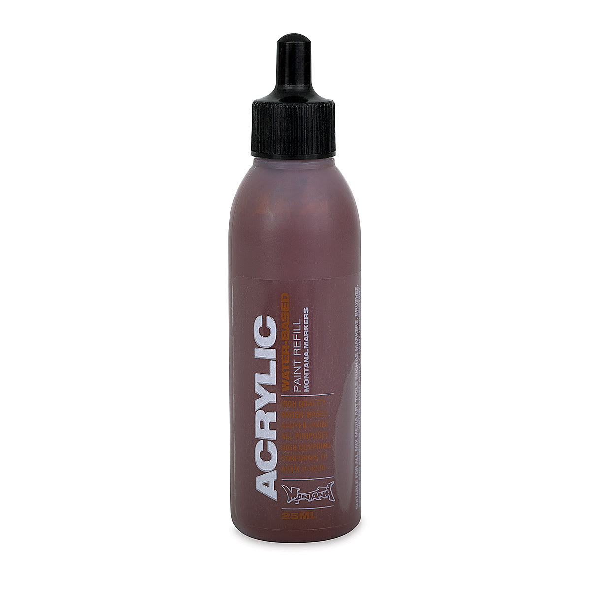 Montana Acrylic Marker Refill - 25 ml , Shock Brown, Refill
