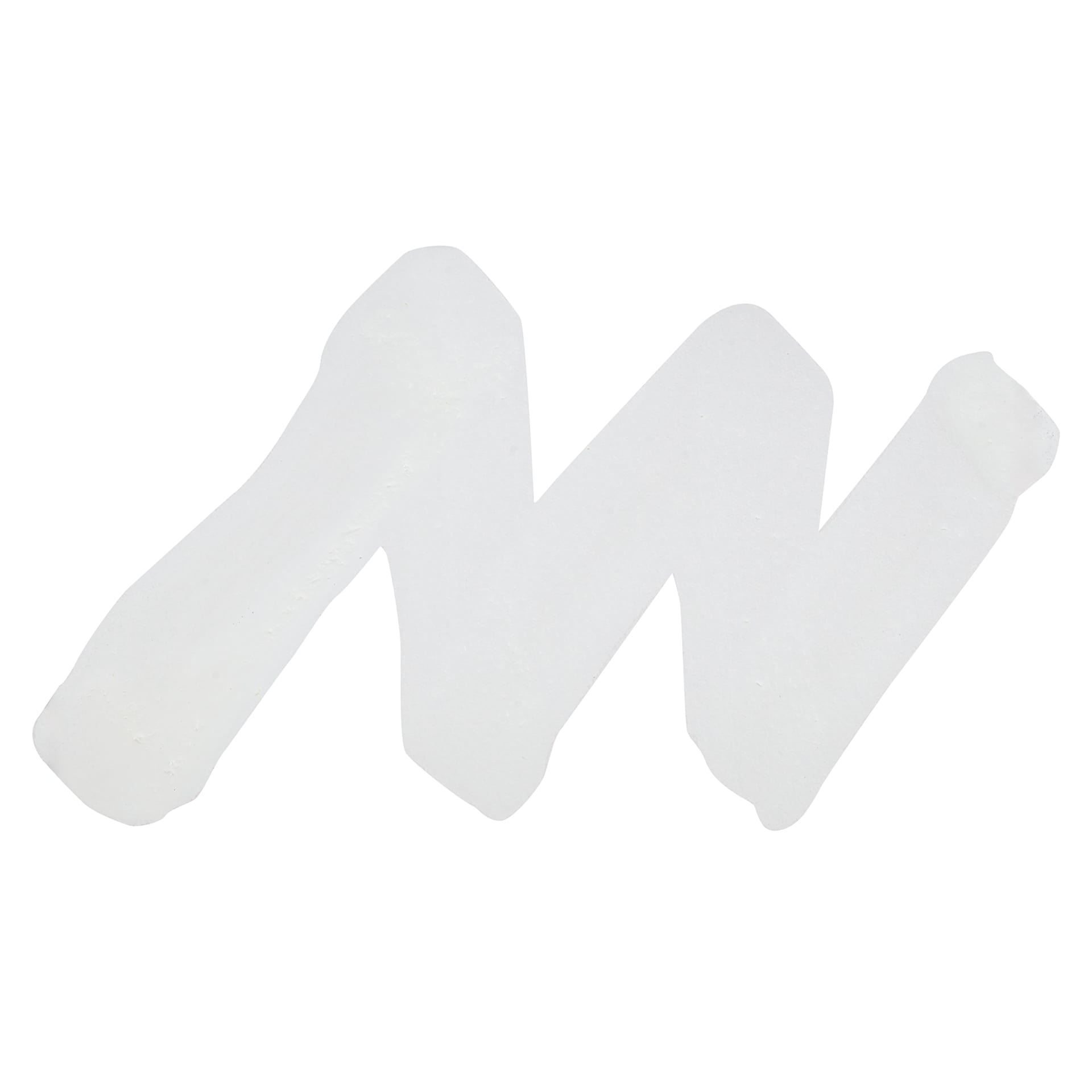 Molotow One4All Acrylic Marker - 4-8 mm Tip, White Glossy, Chisel Tip, swatch