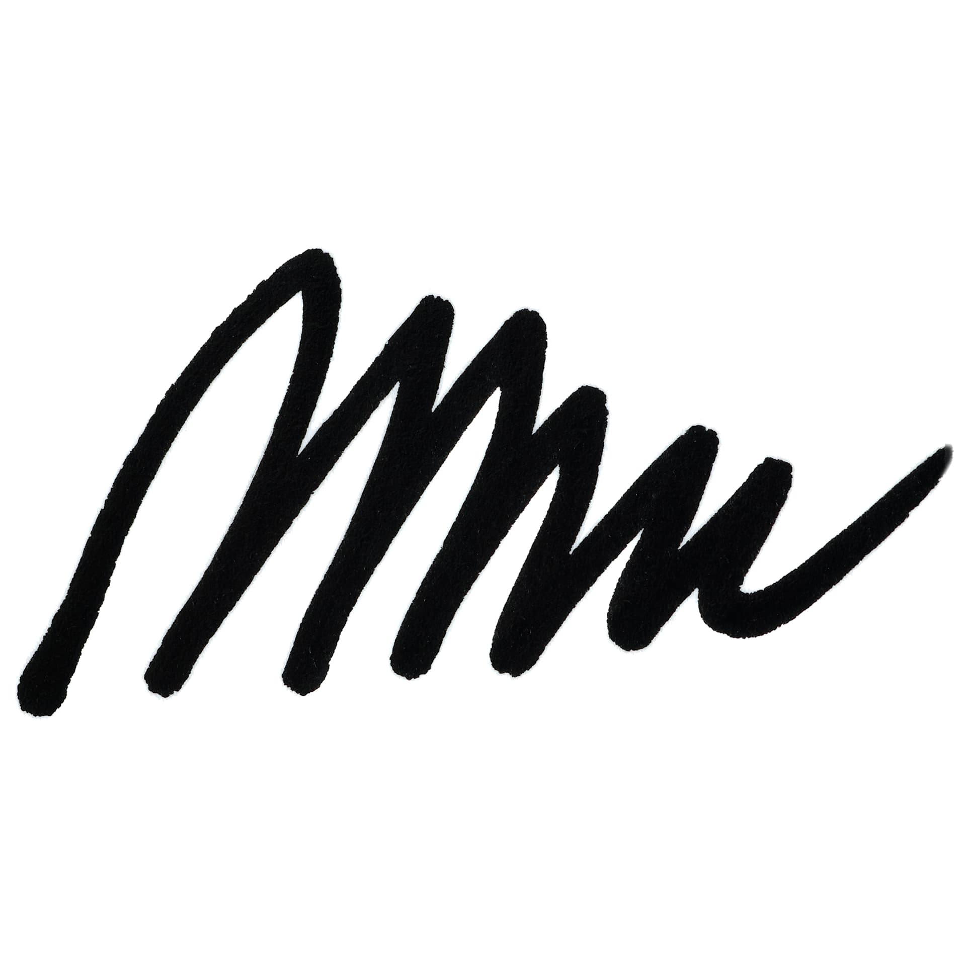 Molotow One4All Acrylic Marker - 4 mm Tip, Black Glossy, Bullet Tip, swatch