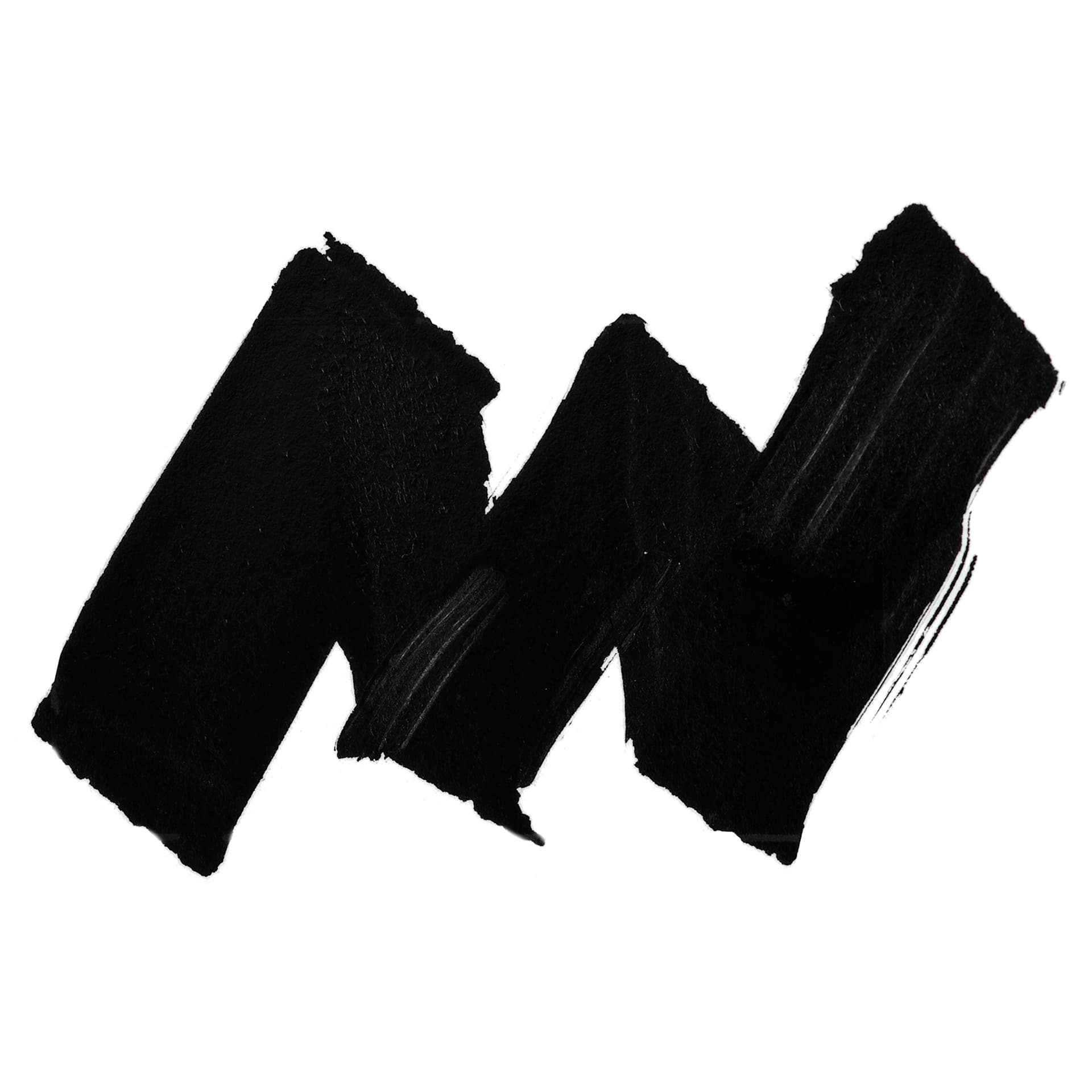 Molotow One4All Acrylic Marker - 15 mm Tip, Black Glossy, Chisel Tip, swatch