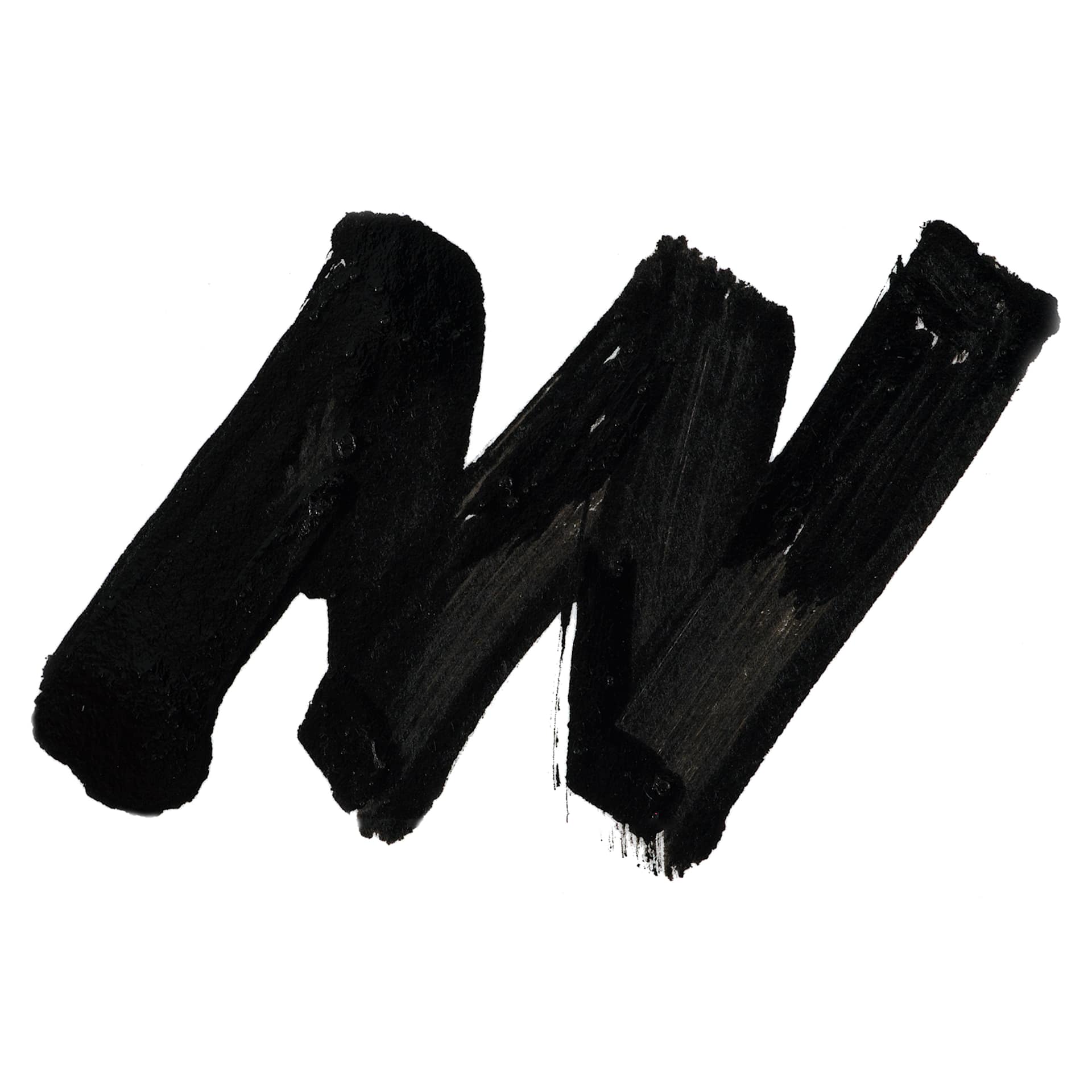 Molotow One4All Acrylic Marker - 4-8 mm Tip, Black Glossy, Chisel Tip, swatch