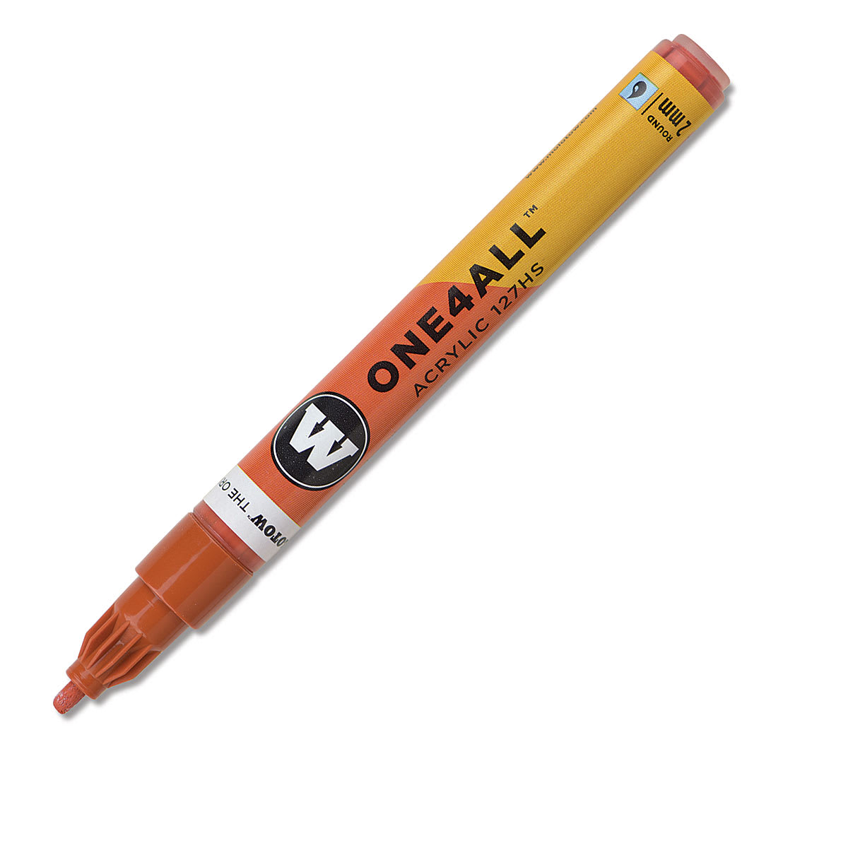 Molotow One4All Acrylic Marker - 2 mm Tip, Lobster, Bullet Tip
