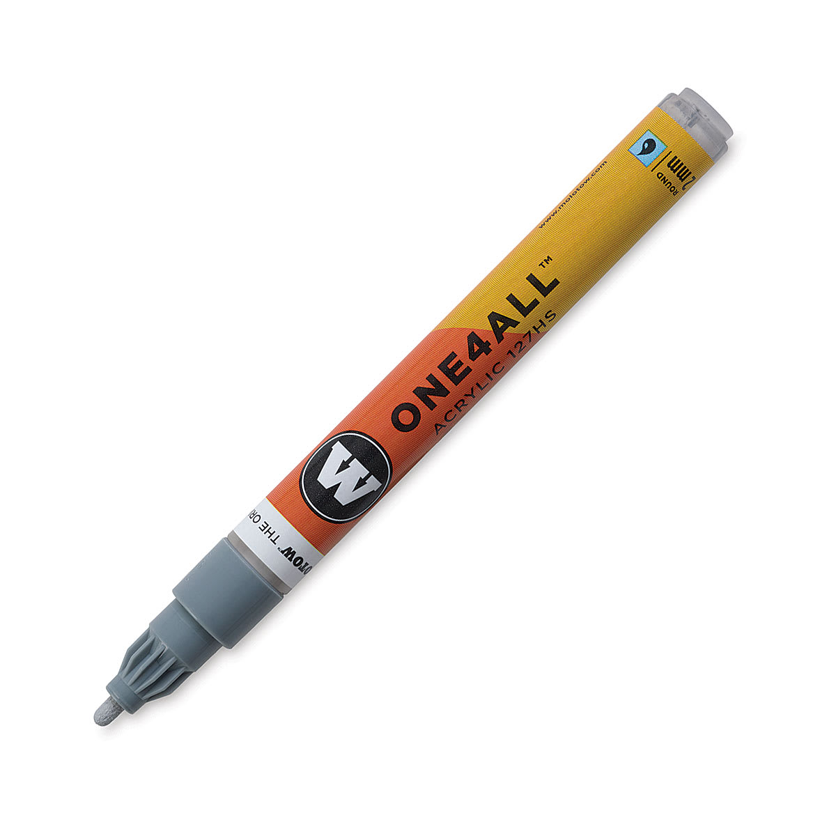 Molotow One4All Acrylic Marker - 2 mm Tip, Cool Grey Pastel, Bullet Tip