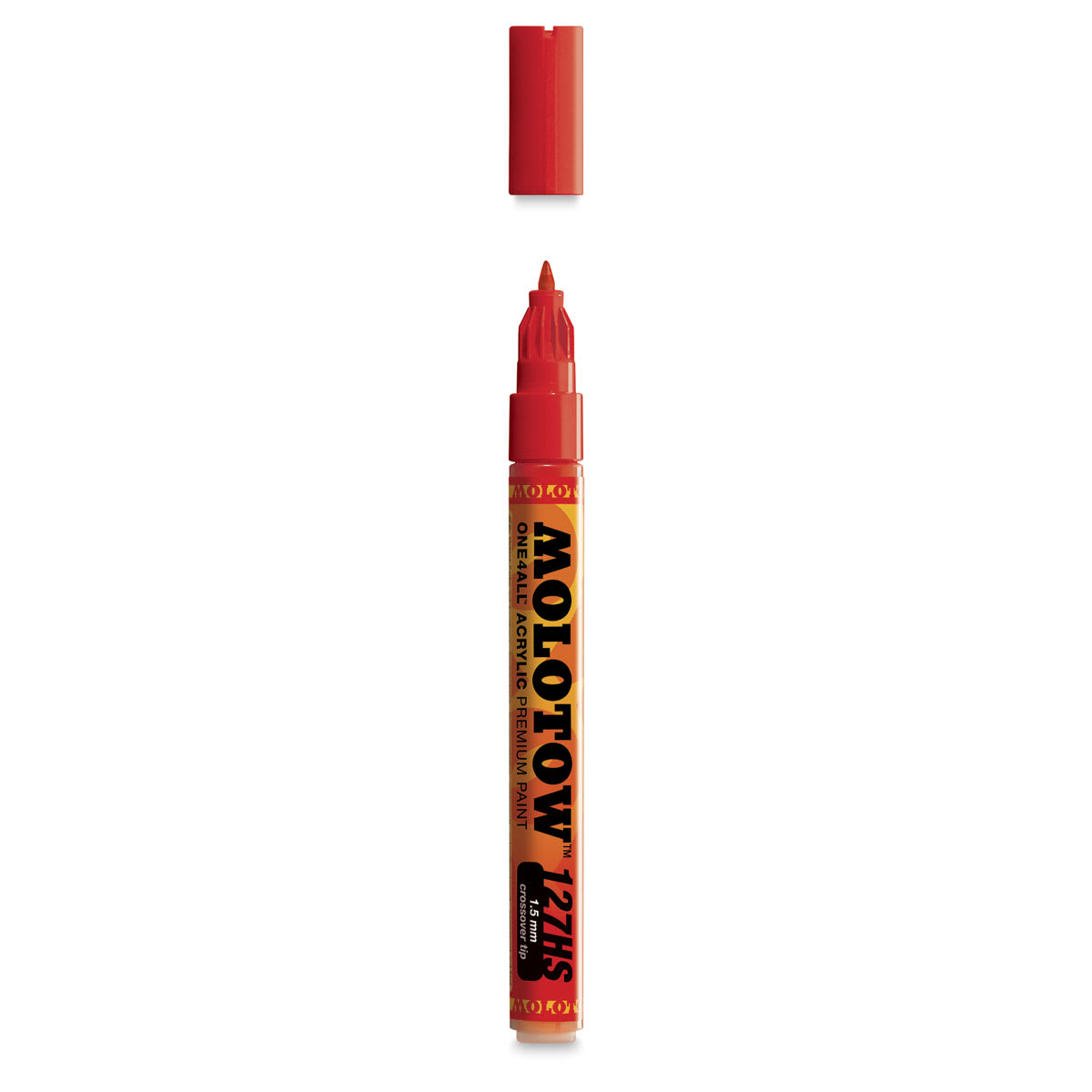 Molotow One4All Acrylic Marker - 1.5 mm Tip, Traffic Red