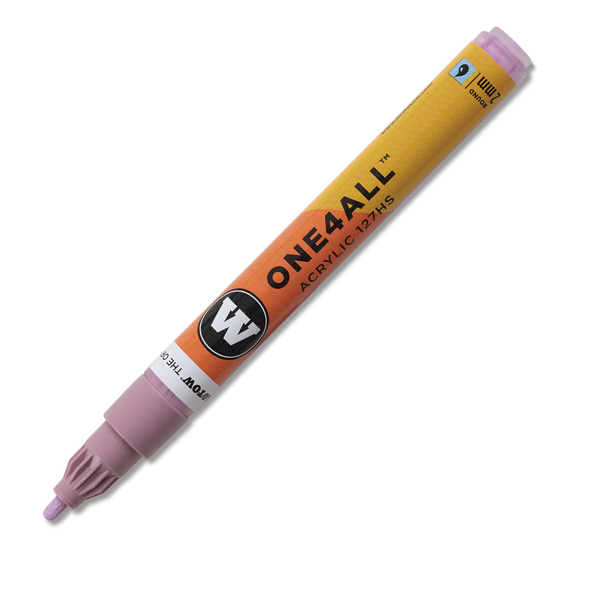 Molotow One4All Acrylic Marker - 2 mm Tip, Lilac Pastel, Bullet Tip