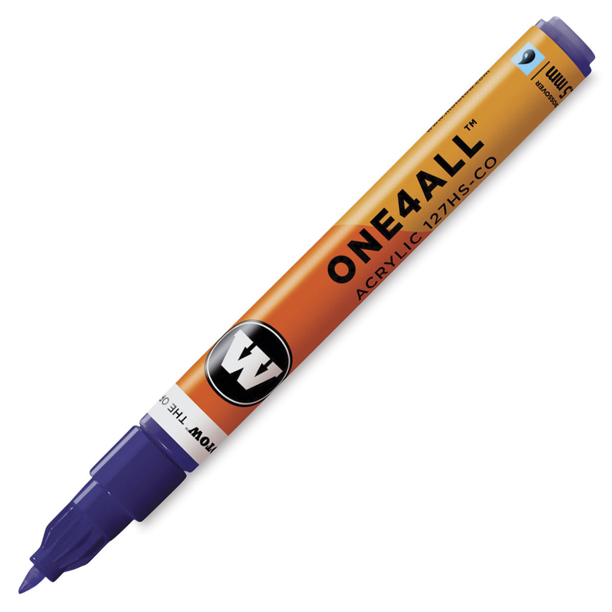 Molotow One4All Acrylic Marker - 1.5 mm Tip, Violet Dark