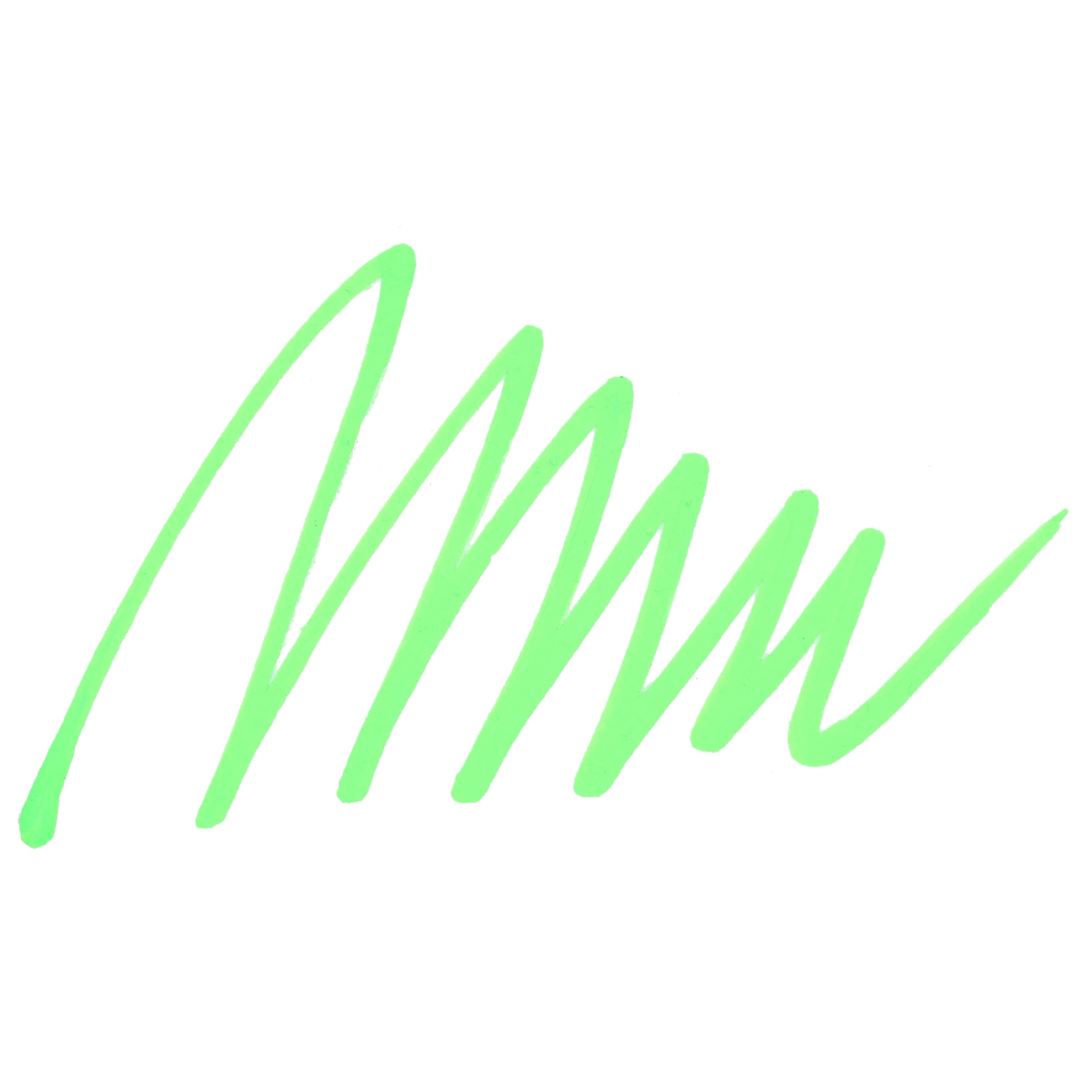 Molotow One4All Acrylic Marker - 2 mm Tip, Neon Green Light Fluorescent, Bullet Tip, swatch