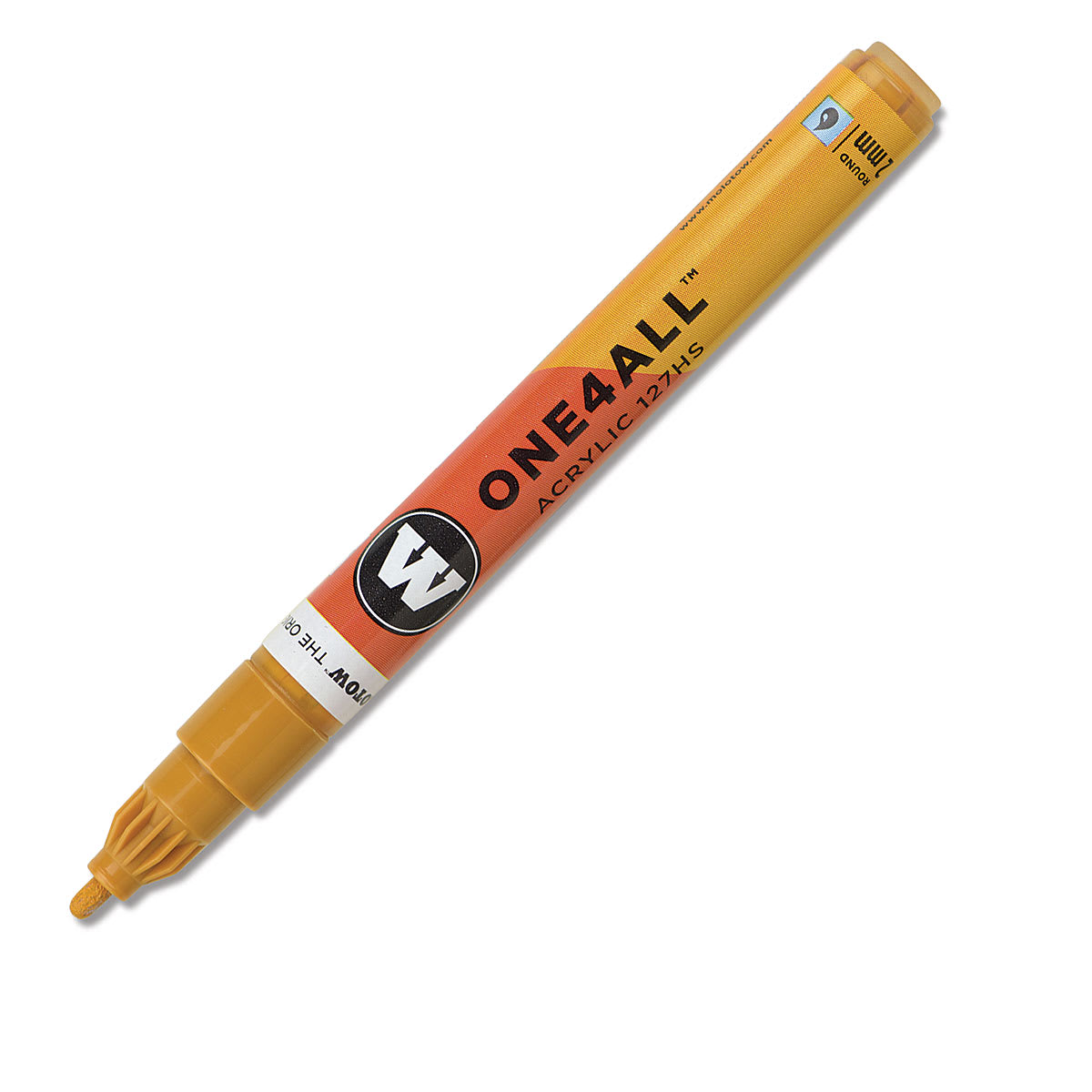 Molotow One4All Acrylic Marker - 2 mm Tip, Ochre Brown Light, Bullet Tip