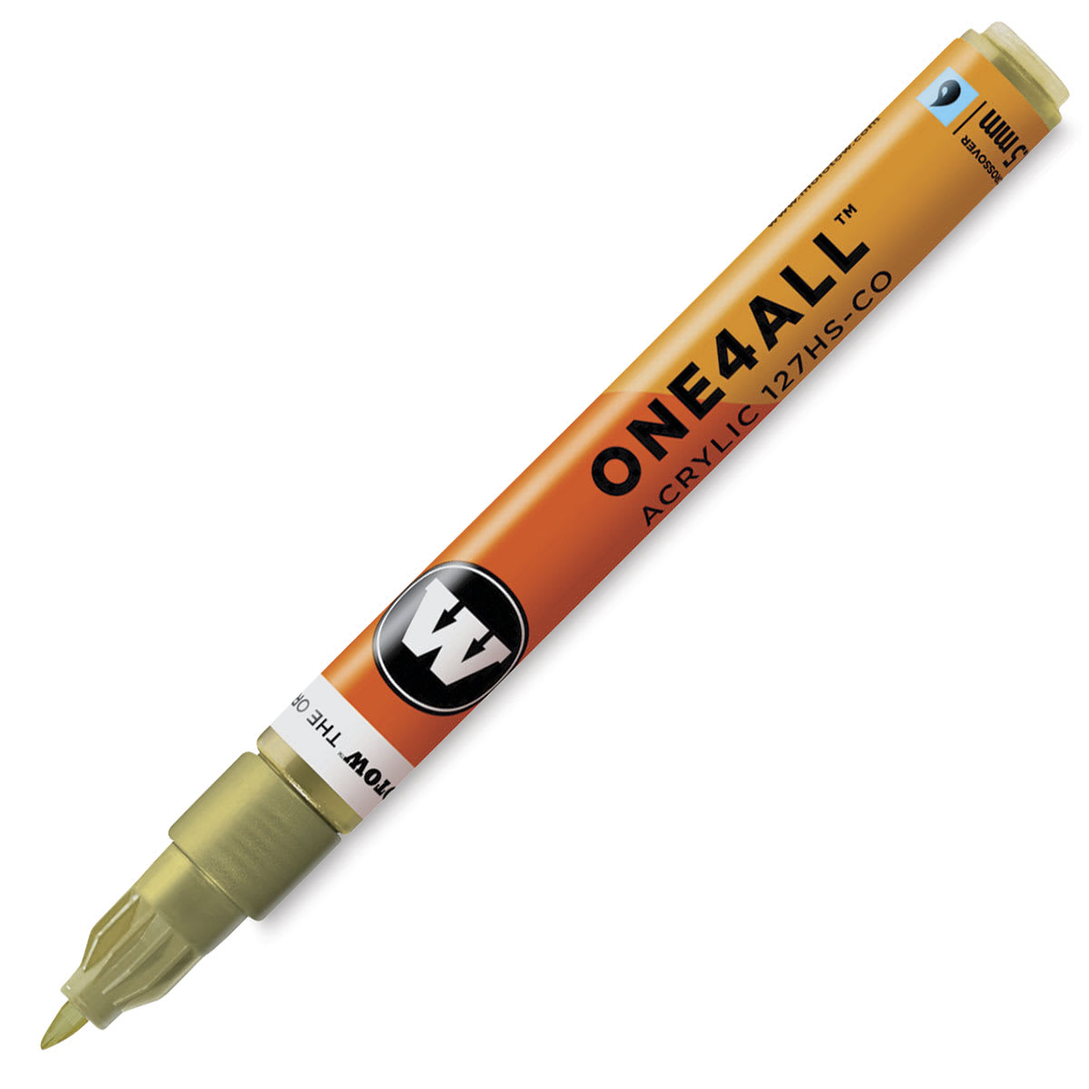 Molotow One4All Acrylic Marker - 1.5 mm Tip, Metallic Gold