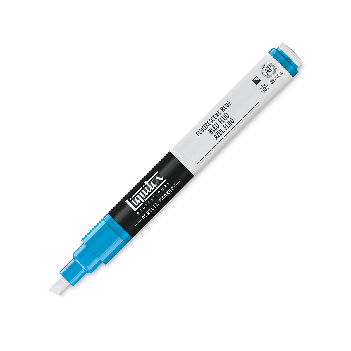 Liquitex Paint Marker - Fluorescent Blue, 2mm Tip