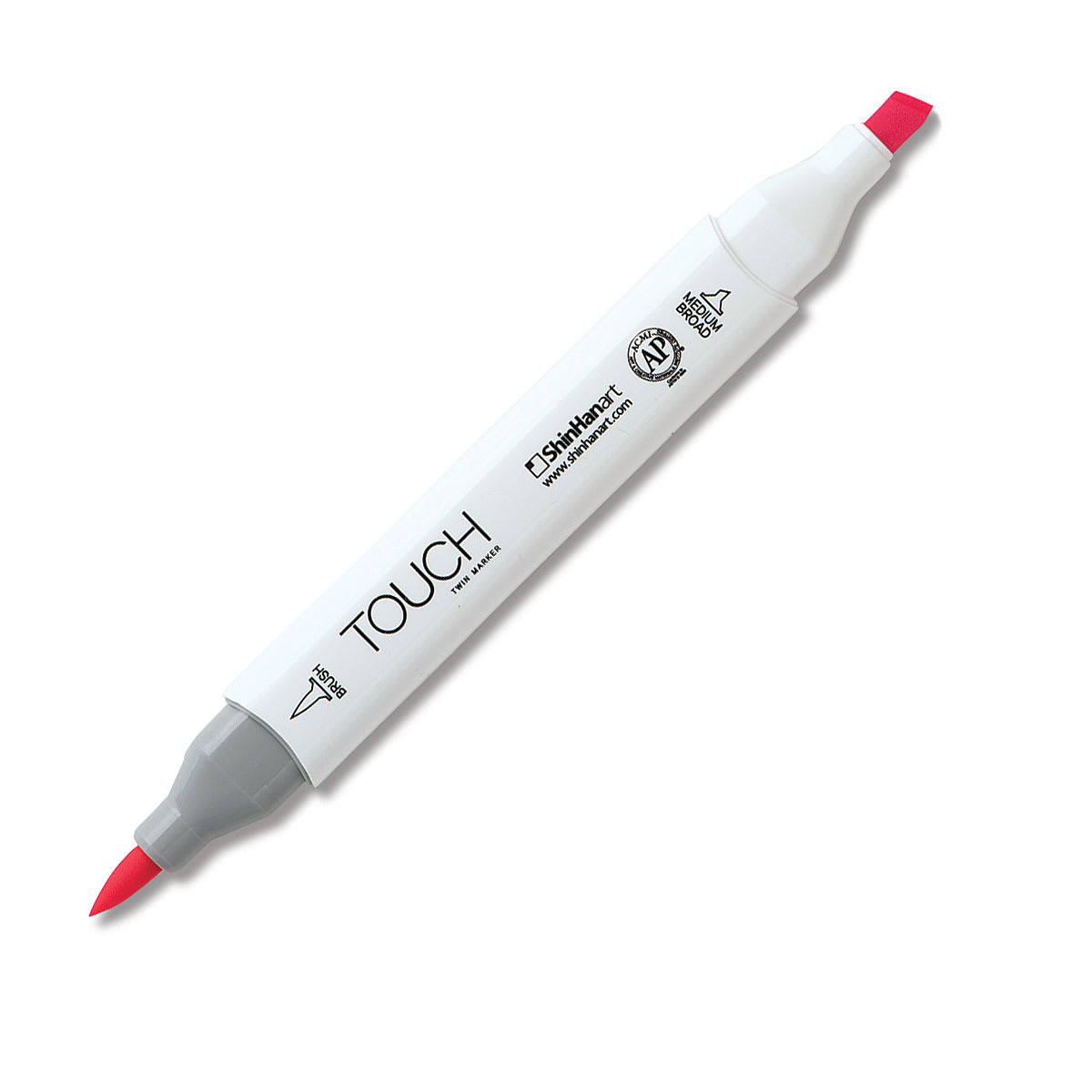 ShinHan Touch Twin Brush Marker - Fluorescent Pink (marker)