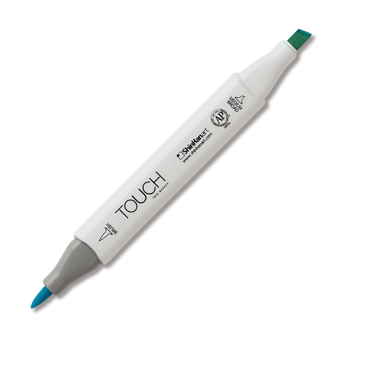 ShinHan Touch Twin Brush Marker - Mint Blue (marker)