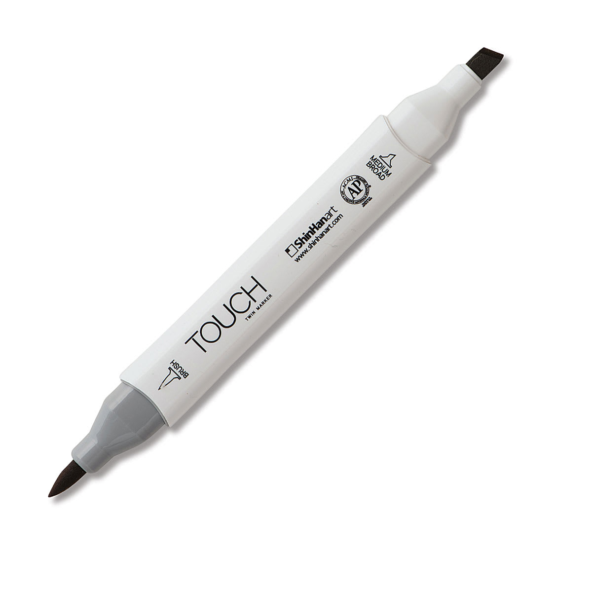 ShinHan Touch Twin Brush Marker - Brown Grey (marker)