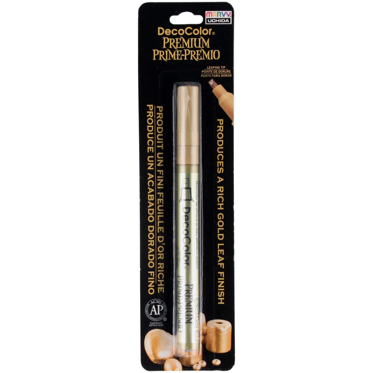 DecoColor Premium Paint Marker Gold - Carded