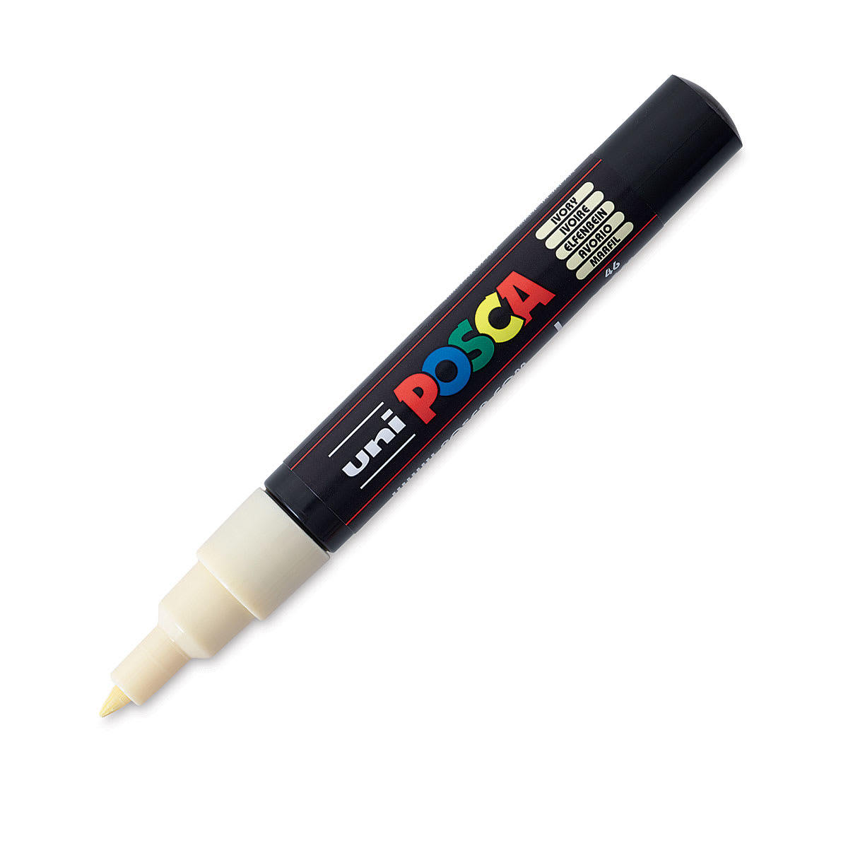 Posca Paint Marker - Ivory, X-Fine, Bullet Tip, 0.7 mm