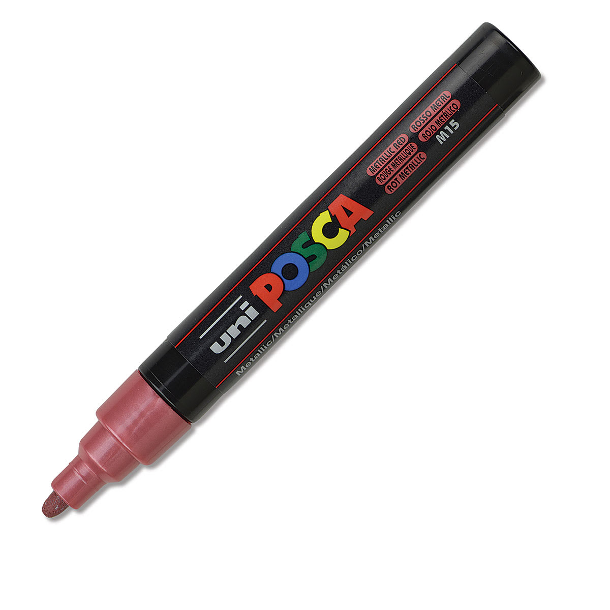 Posca Paint Marker - Metallic Red, Bullet Tip, 2.5 mm