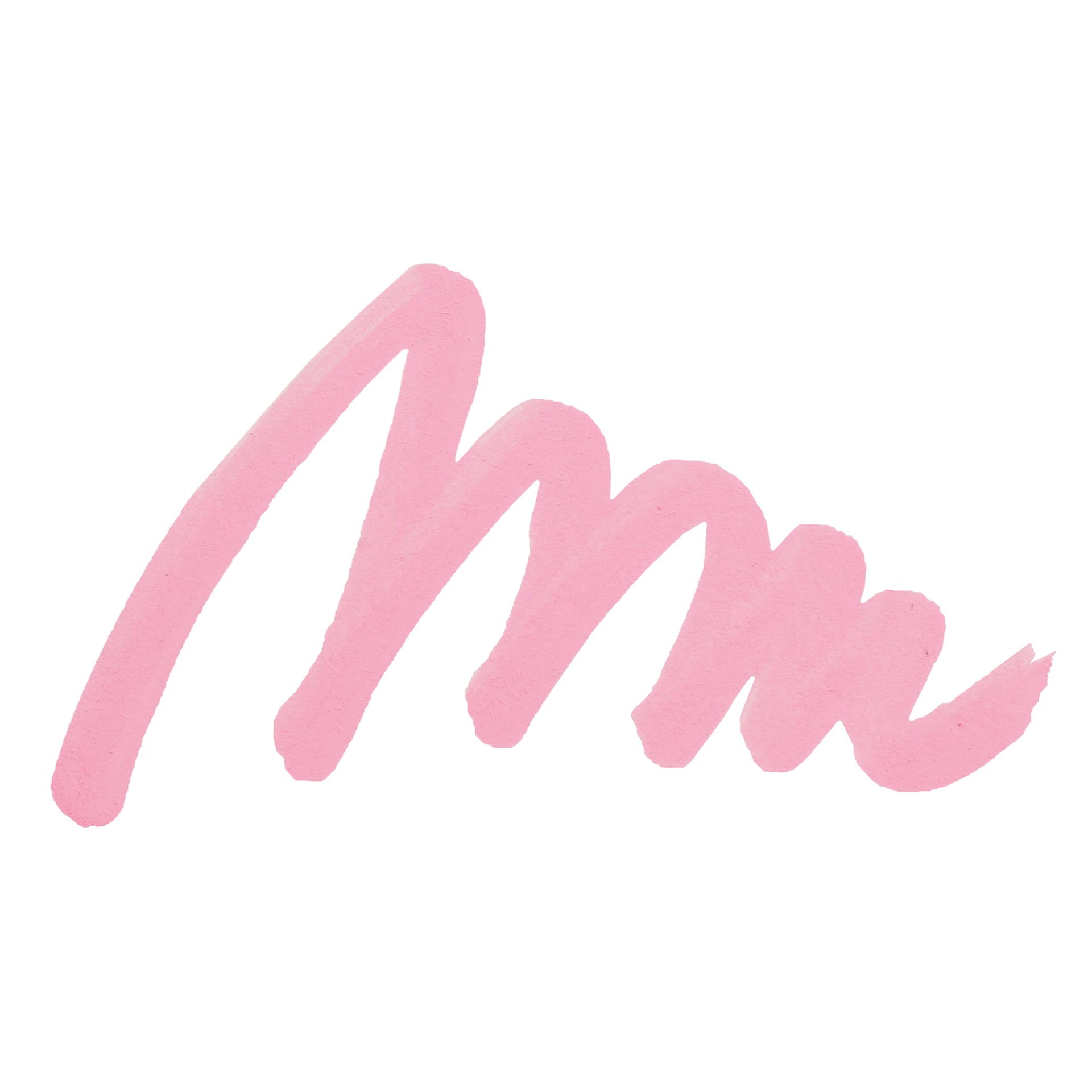Posca Brush Paint Marker - Light Pink, Brush Tip, swatch