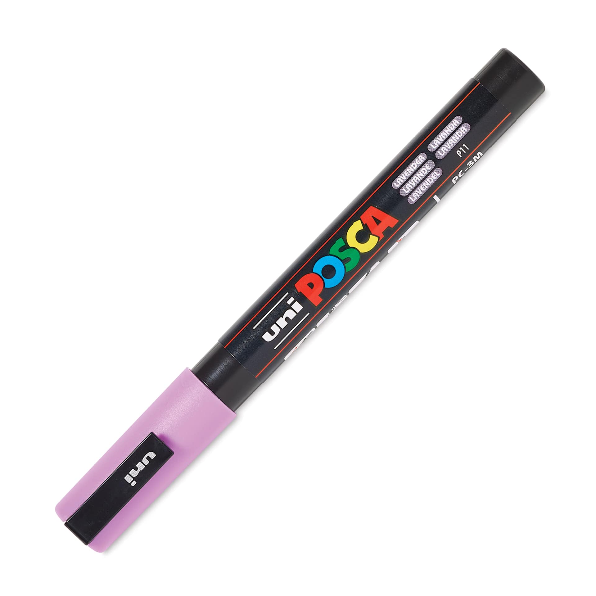 Posca Paint Marker - Lavender, Fine, Bullet Tip, 0.9 mm - 1.3 mm - cap on