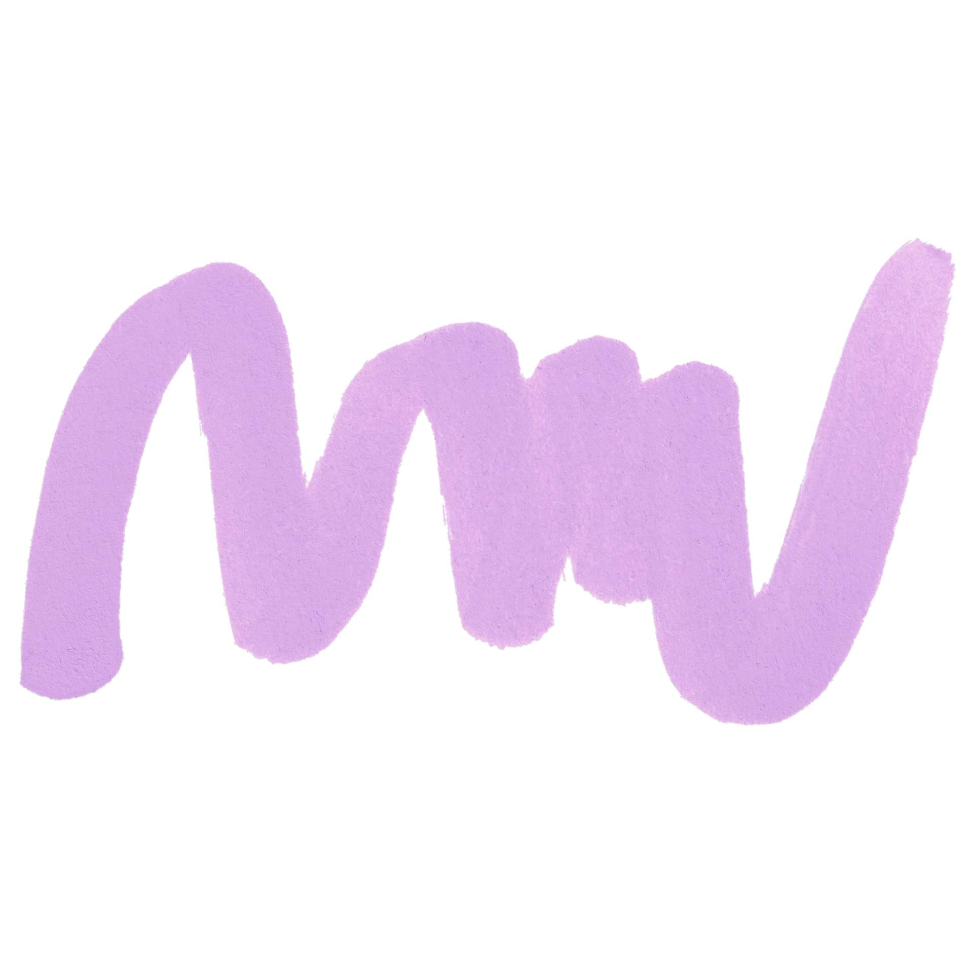 Posca Brush Paint Marker - Lavender, Brush Tip, 1 - 4 mm swatch
