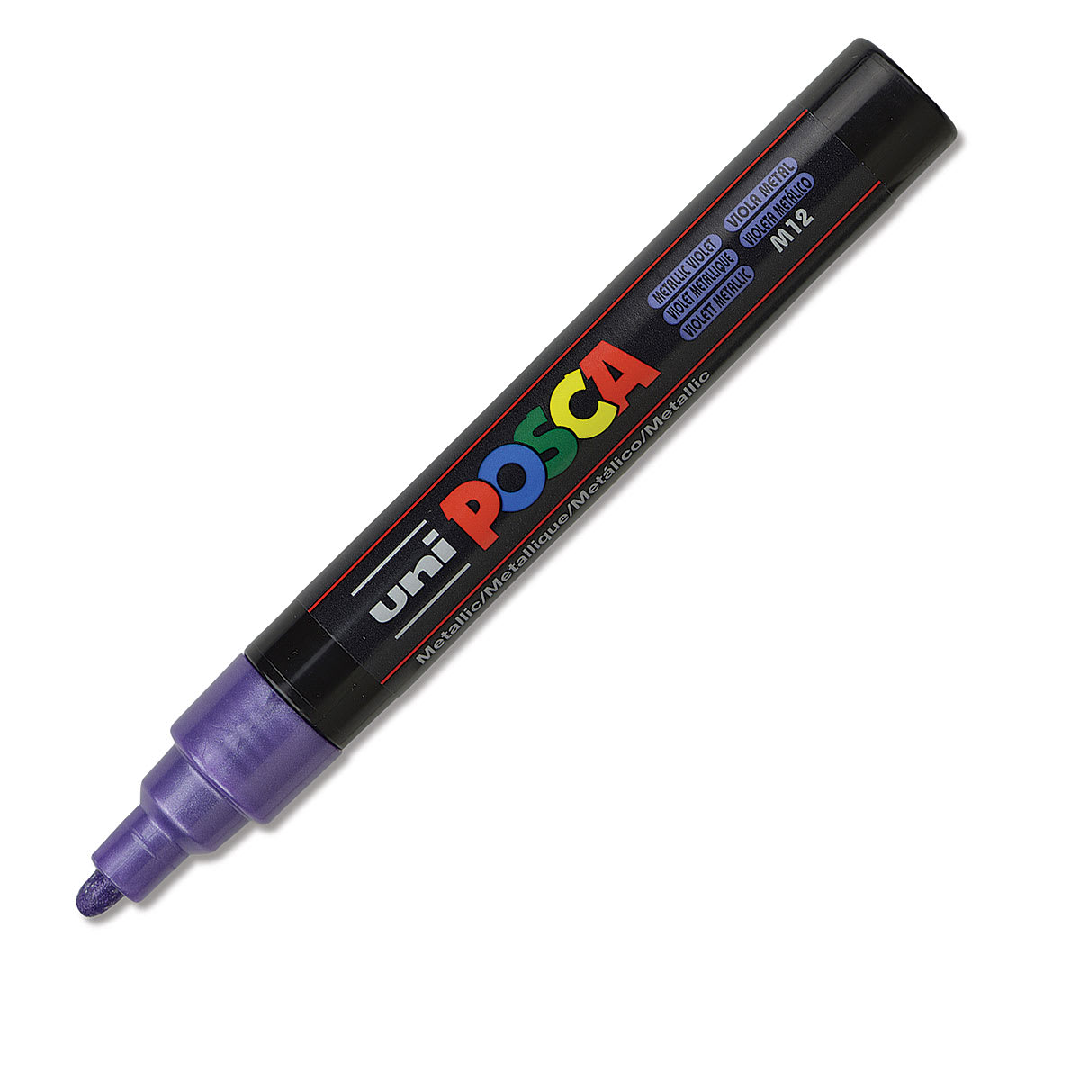 Posca Paint Marker - Metallic Violet, Bullet Tip, 2.5 mm