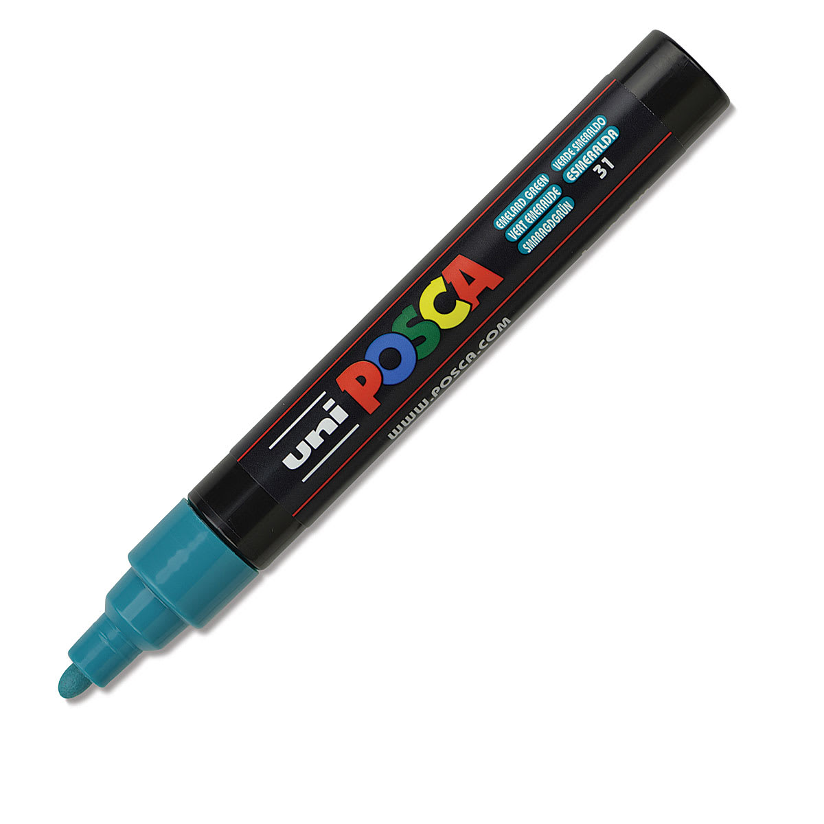 Posca Paint Marker - Emerald Green, Bullet Tip, 2.5 mm
