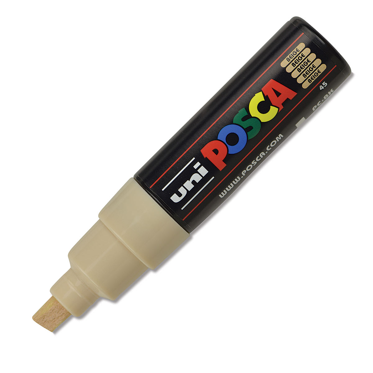 Posca Paint Marker - Beige, Broad Chisel Tip, 8 mm