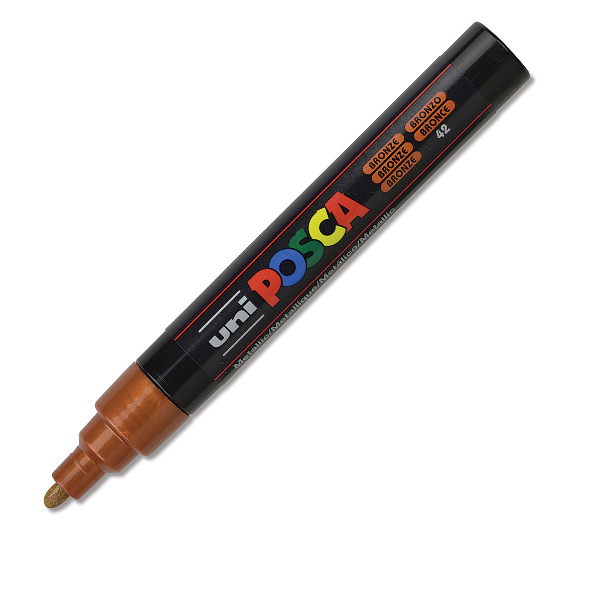 Posca Paint Marker - Bronze, Bullet Tip, 2.5 mm
