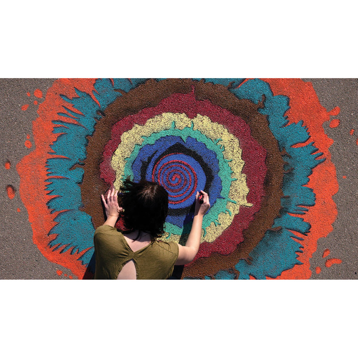 Posca Paint Markers - mural in progress