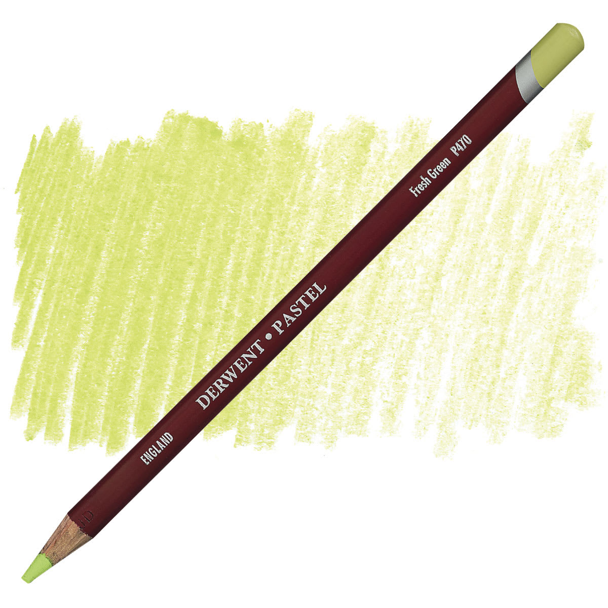 Derwent Pastel Pencil - Fresh Green pencil and swatch