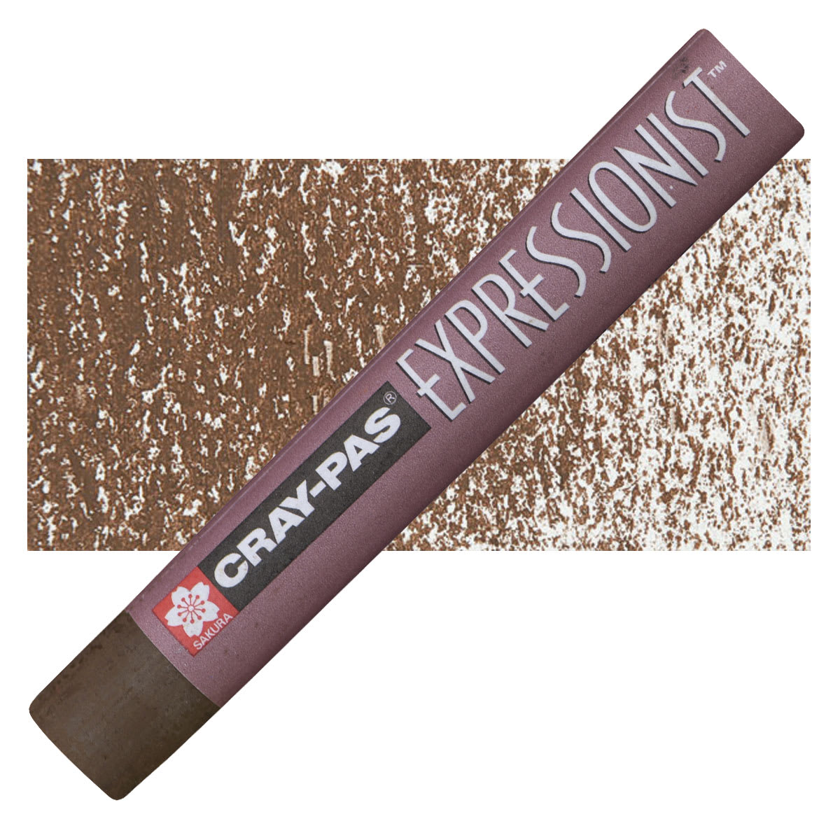 Sakura Cray-Pas Expressionist Oil Pastel - Voil pastel andyke Brown oil pastel and swatch