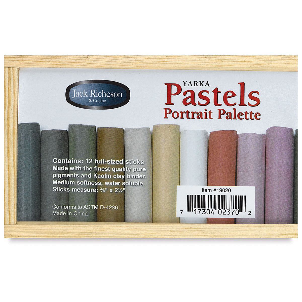 Yarka Pastels - Portrait Colors, Set of 12, front of the packaging