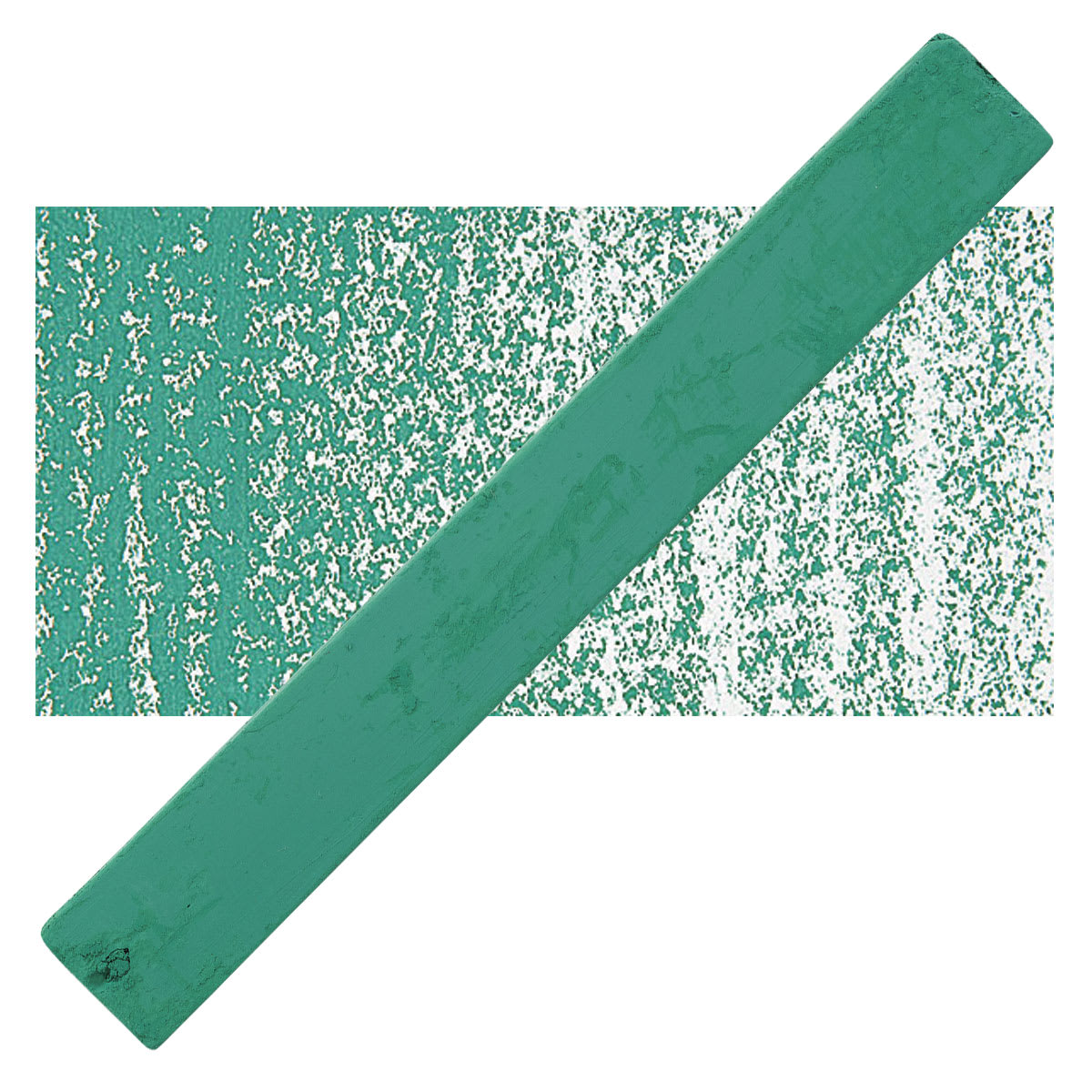 Holbein Artists’ Oil Pastel - Deep Green 3 oil pastel and swatch