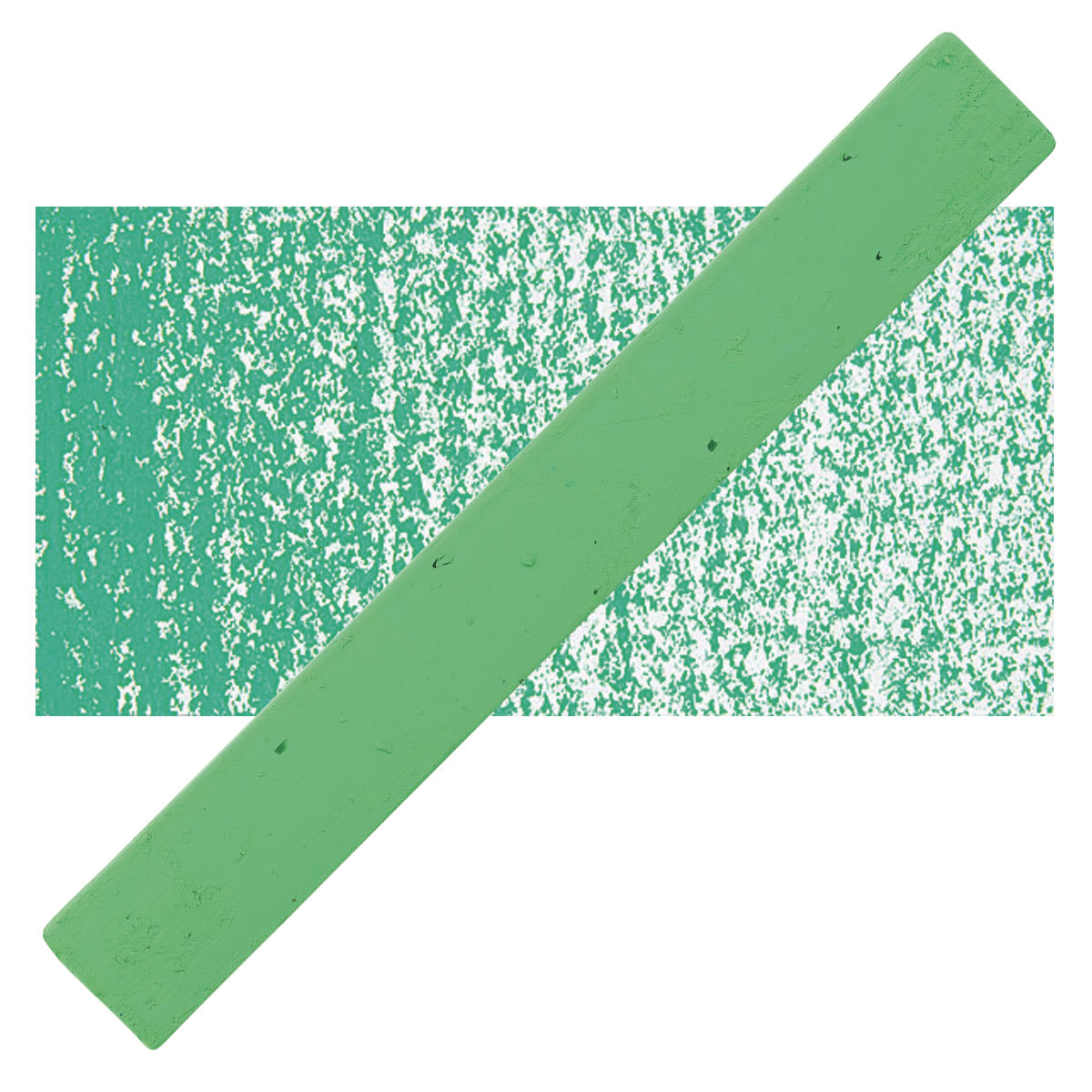 Holbein Artists’ Oil Pastel - Focus Green 3 oil pastel and swatch