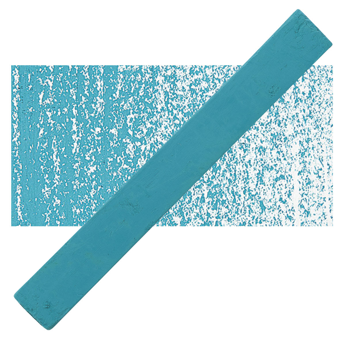 Holbein Artists’ Oil Pastel - Turquoise Green 3 oil pastel and swatch