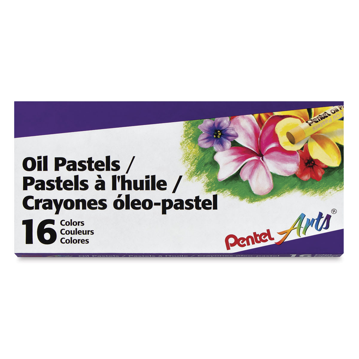 Pentel Oil Pastel Set - Assorted Colors, Set of 16, Front Cover