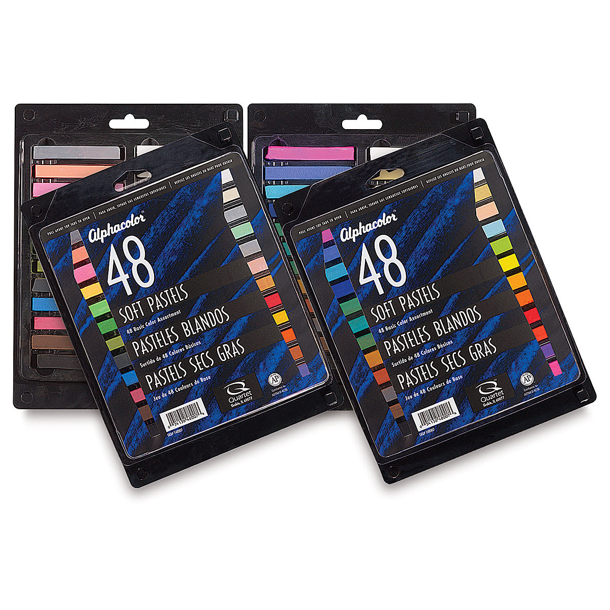Alphacolor Soft Pastels - Basic Colors, Set of 48