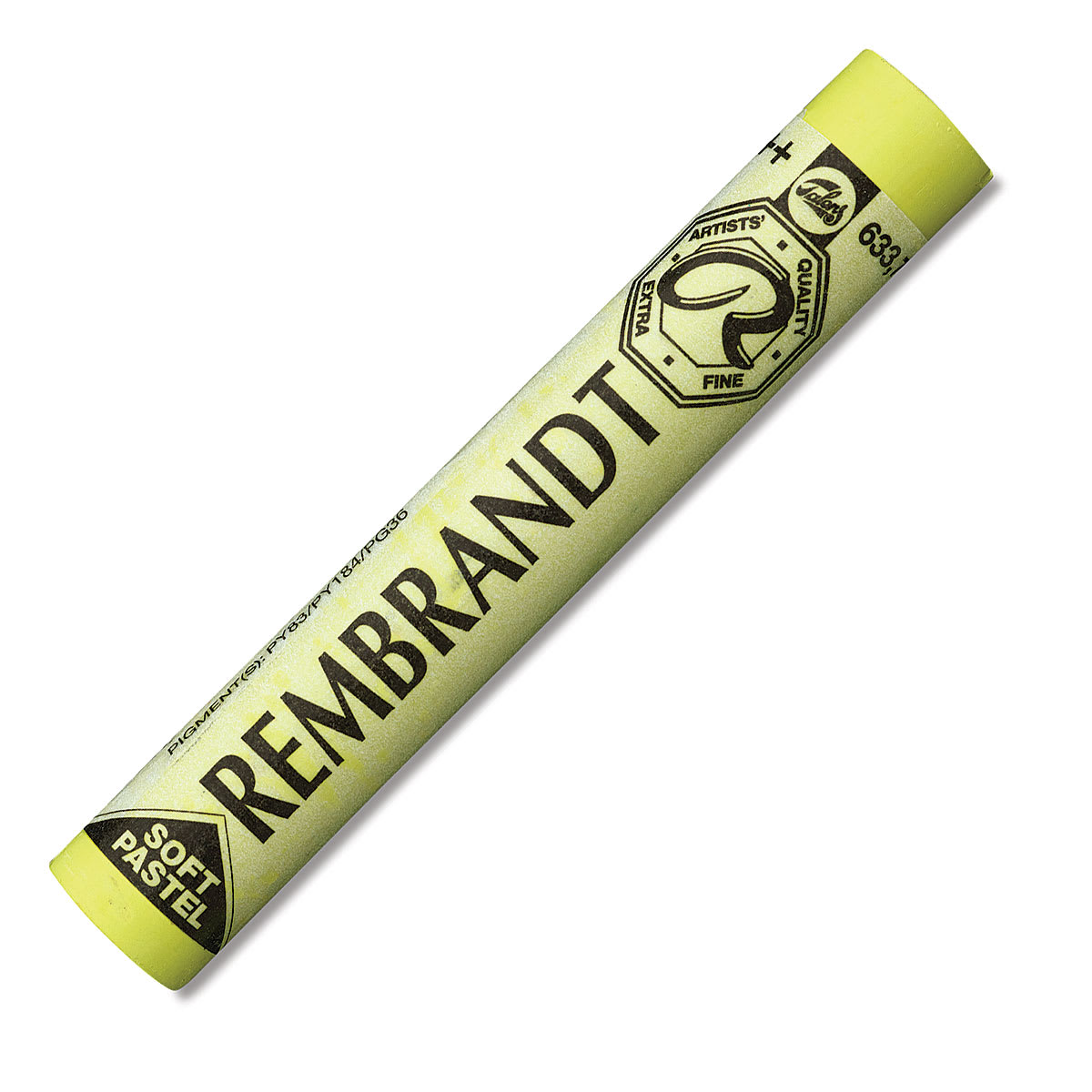 Rembrandt Soft Pastel - Permanent Yellow Green 633.7, Full Stick