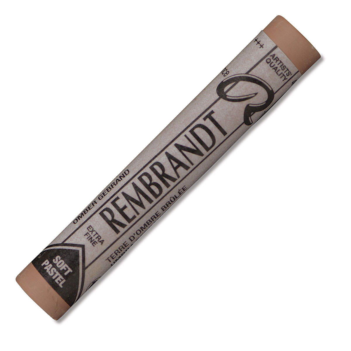 Rembrandt Soft Pastel - Burnt Umber 409.8, Full Stick