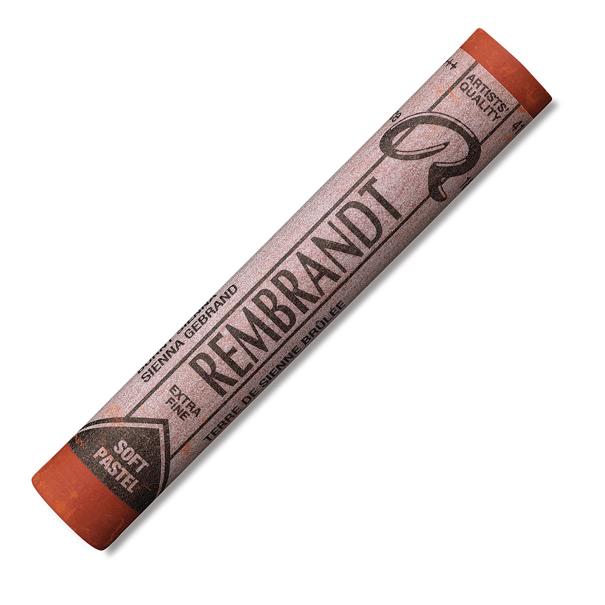 Rembrandt Soft Pastel - Burnt Sienna 411.5, Full Stick